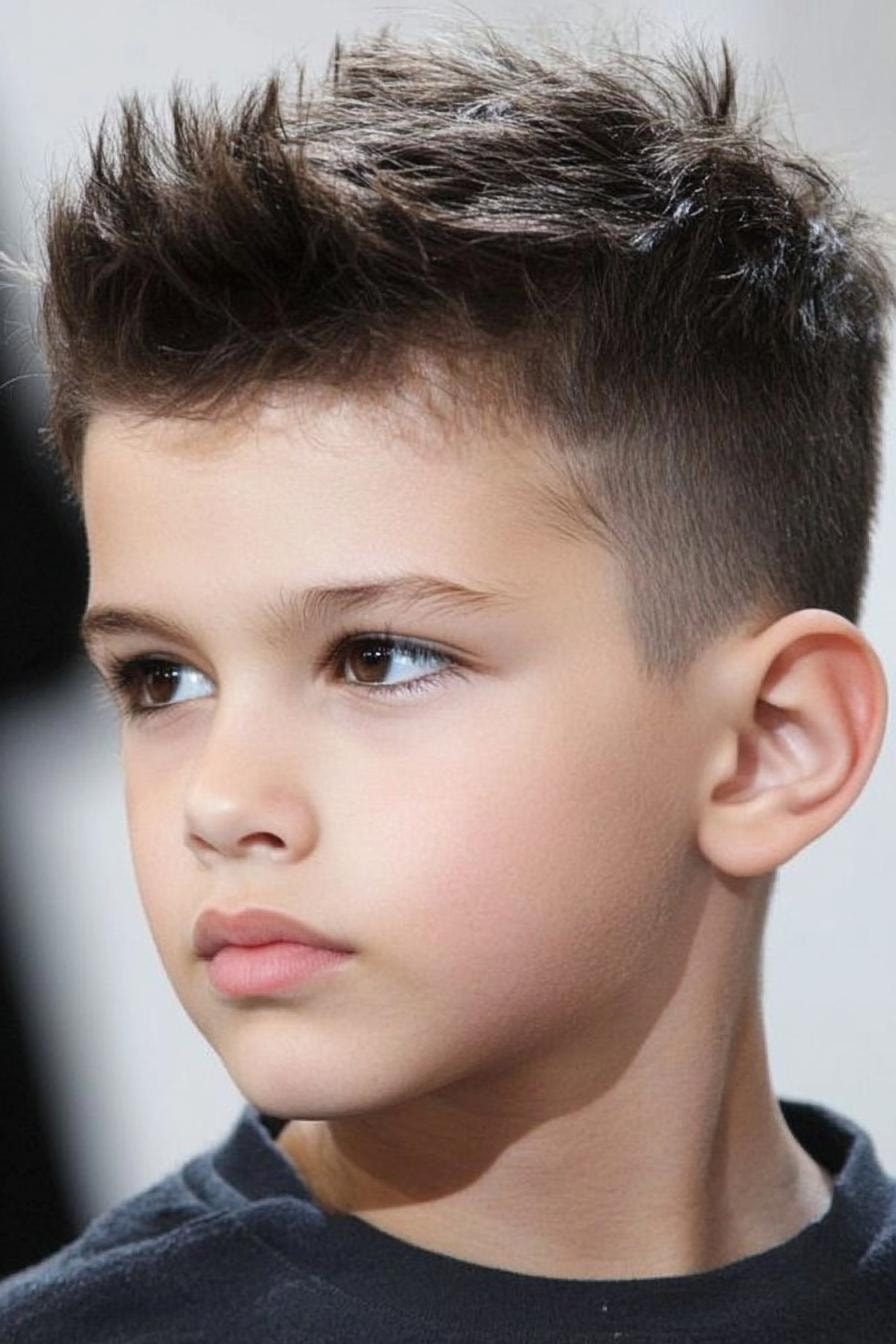 Fresh Spiky Fade Style