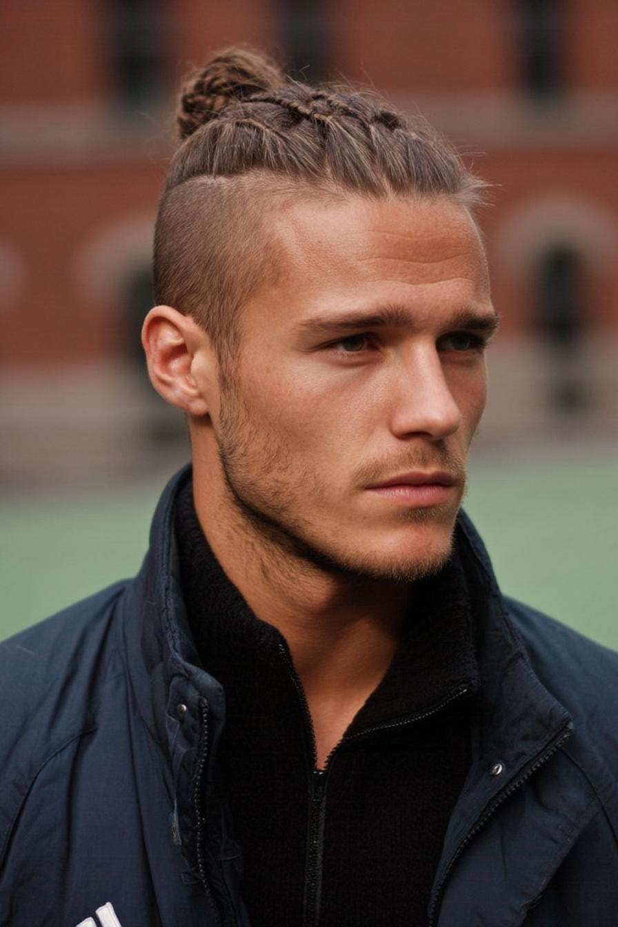 Modern Man Bun Style