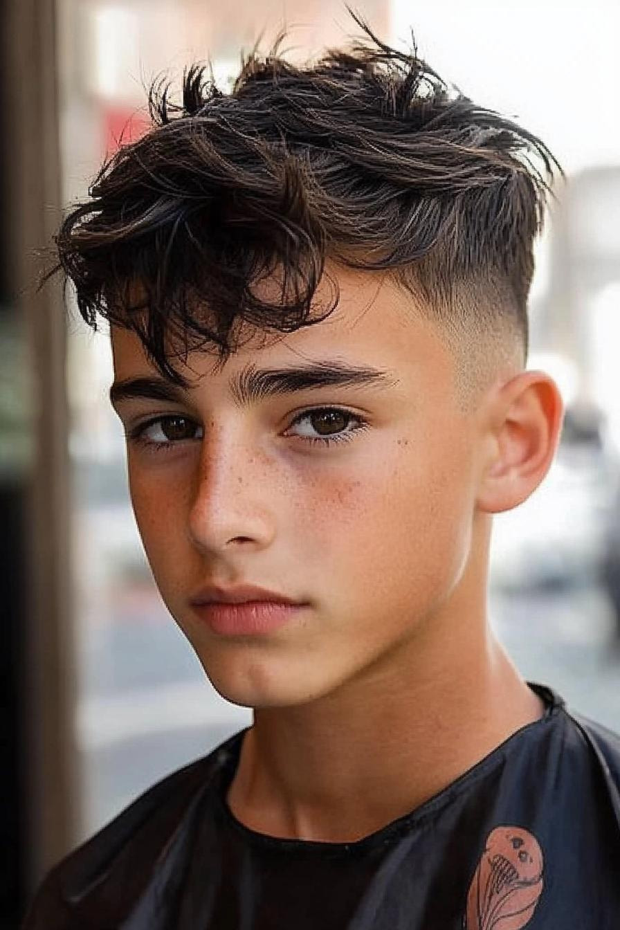 Modern Textured High Fade