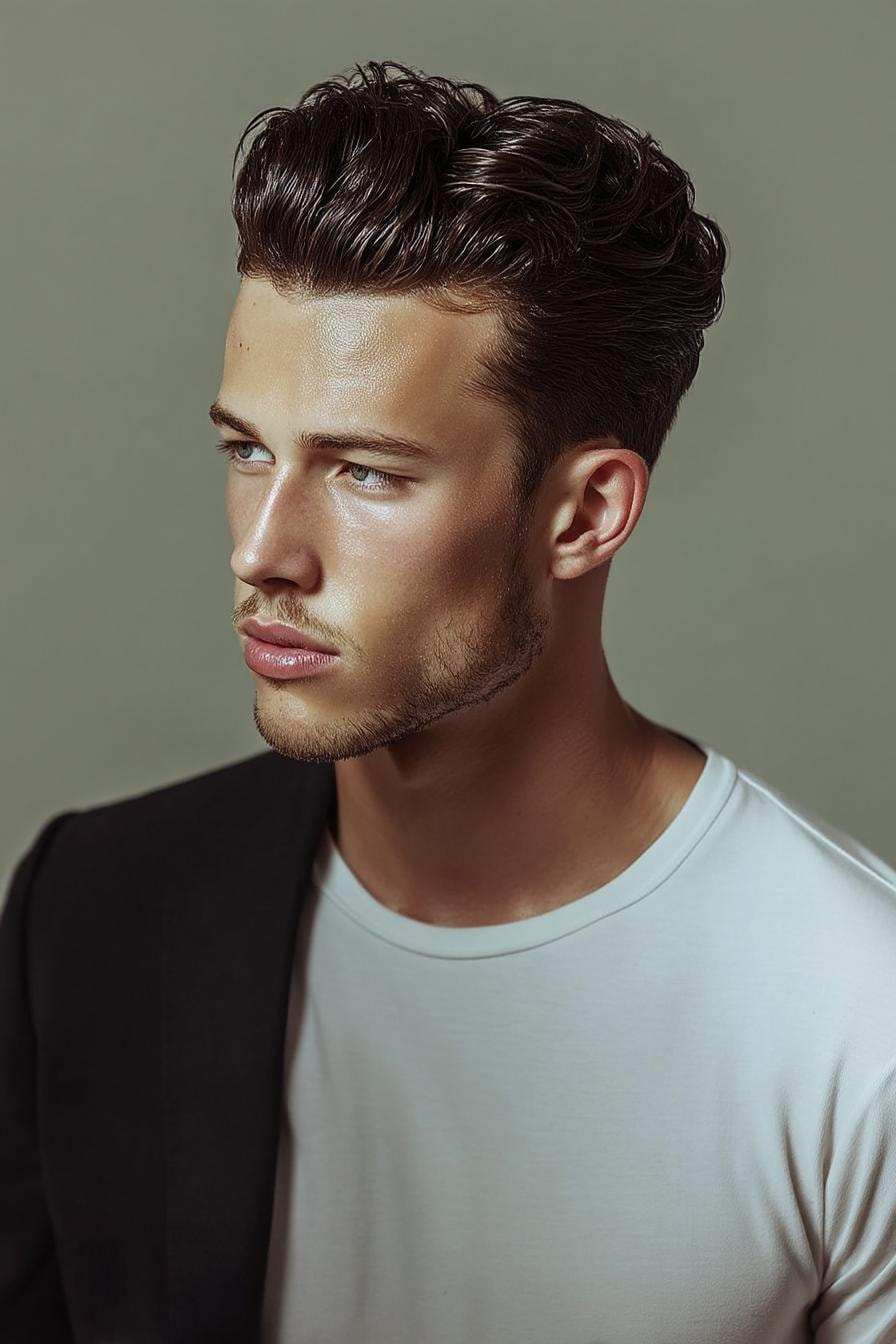 Modern Wavy Fade Style