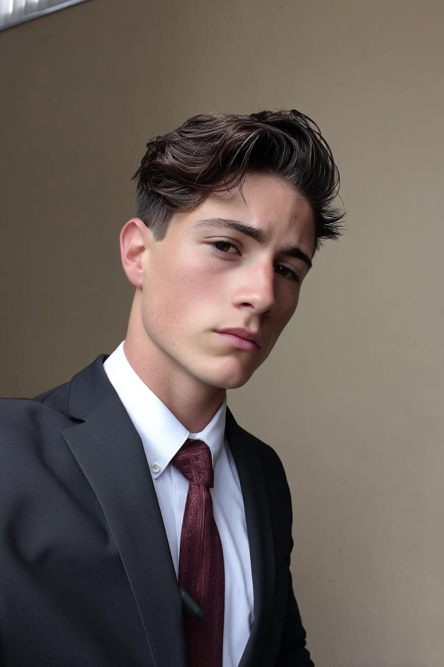 Modern Wavy Fade Style