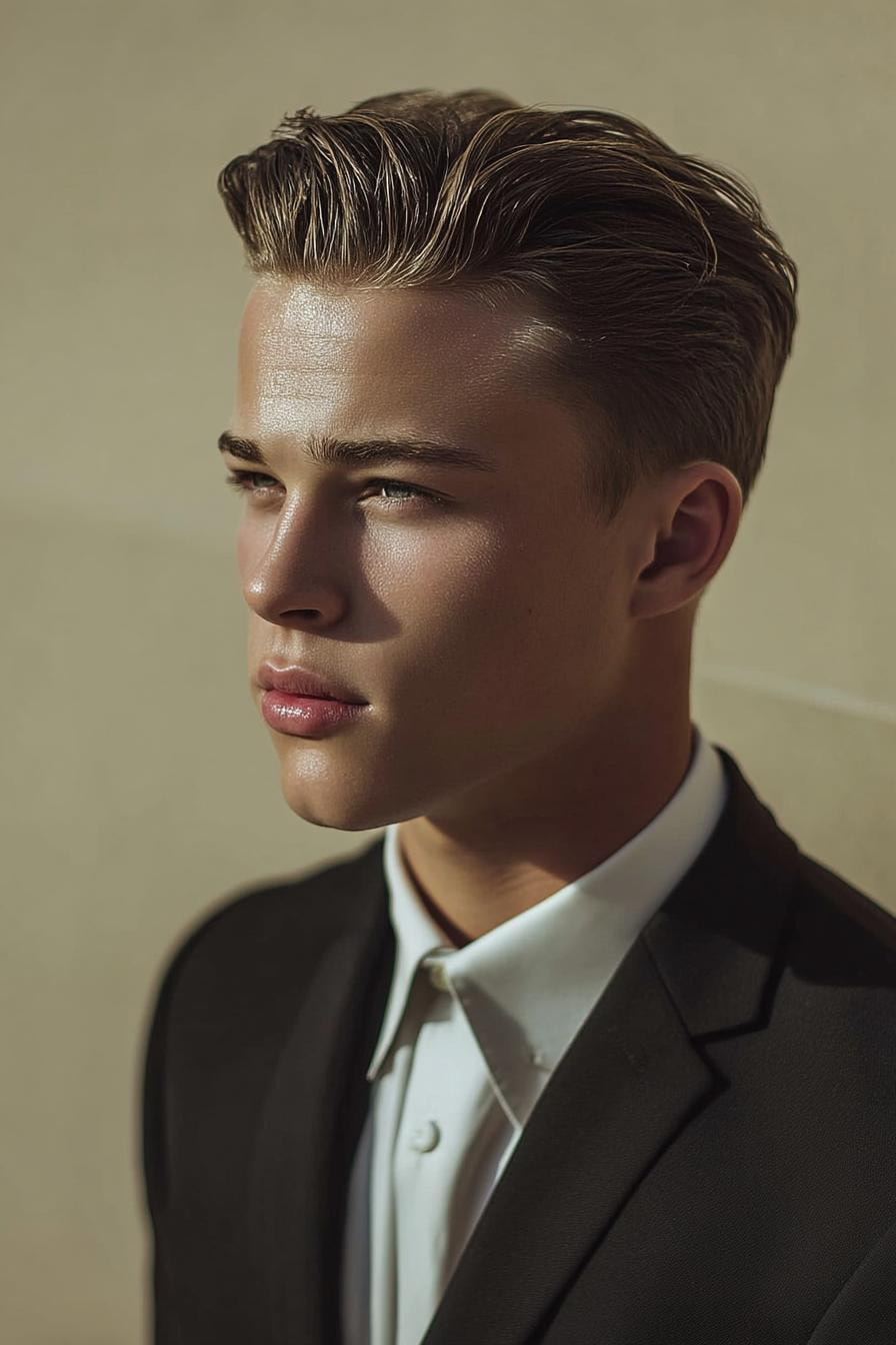 Sleek Classic Comb Over
