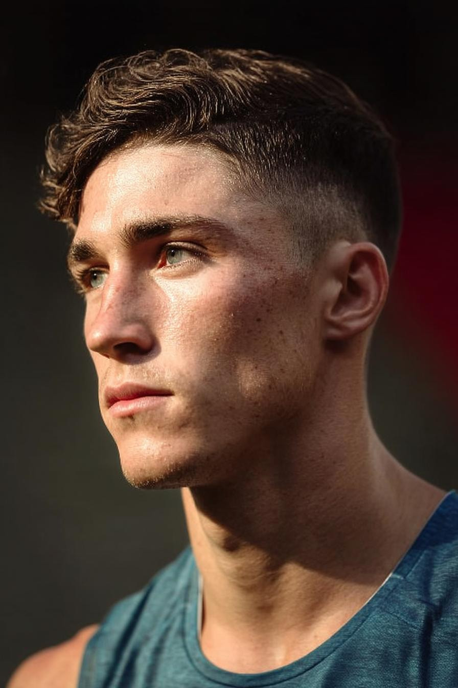 Textured Waves Undercut Style