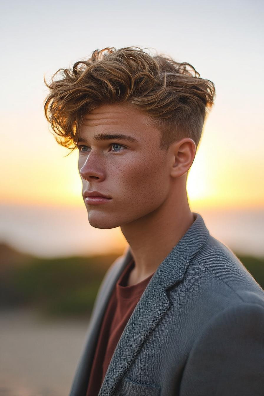 Wavy Locks Undercut Vibes