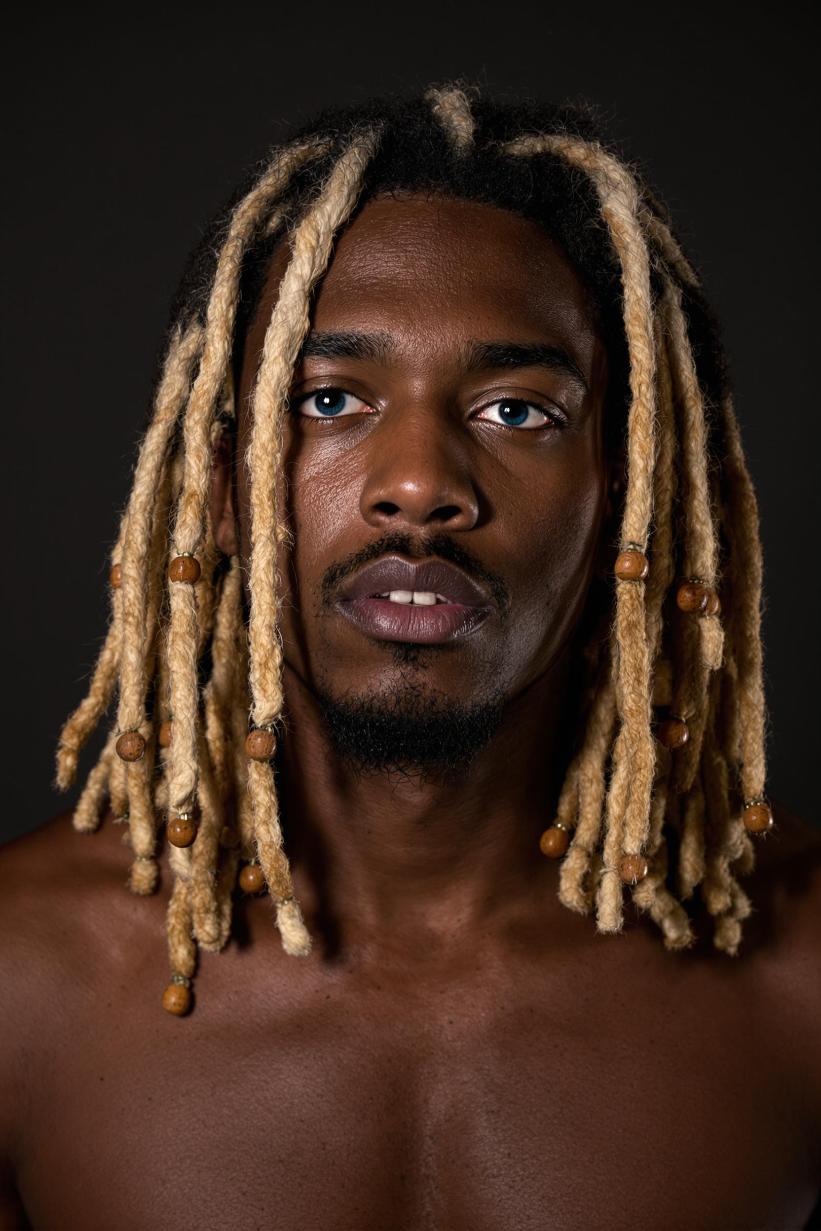 Blond Dreadlocks with Beads