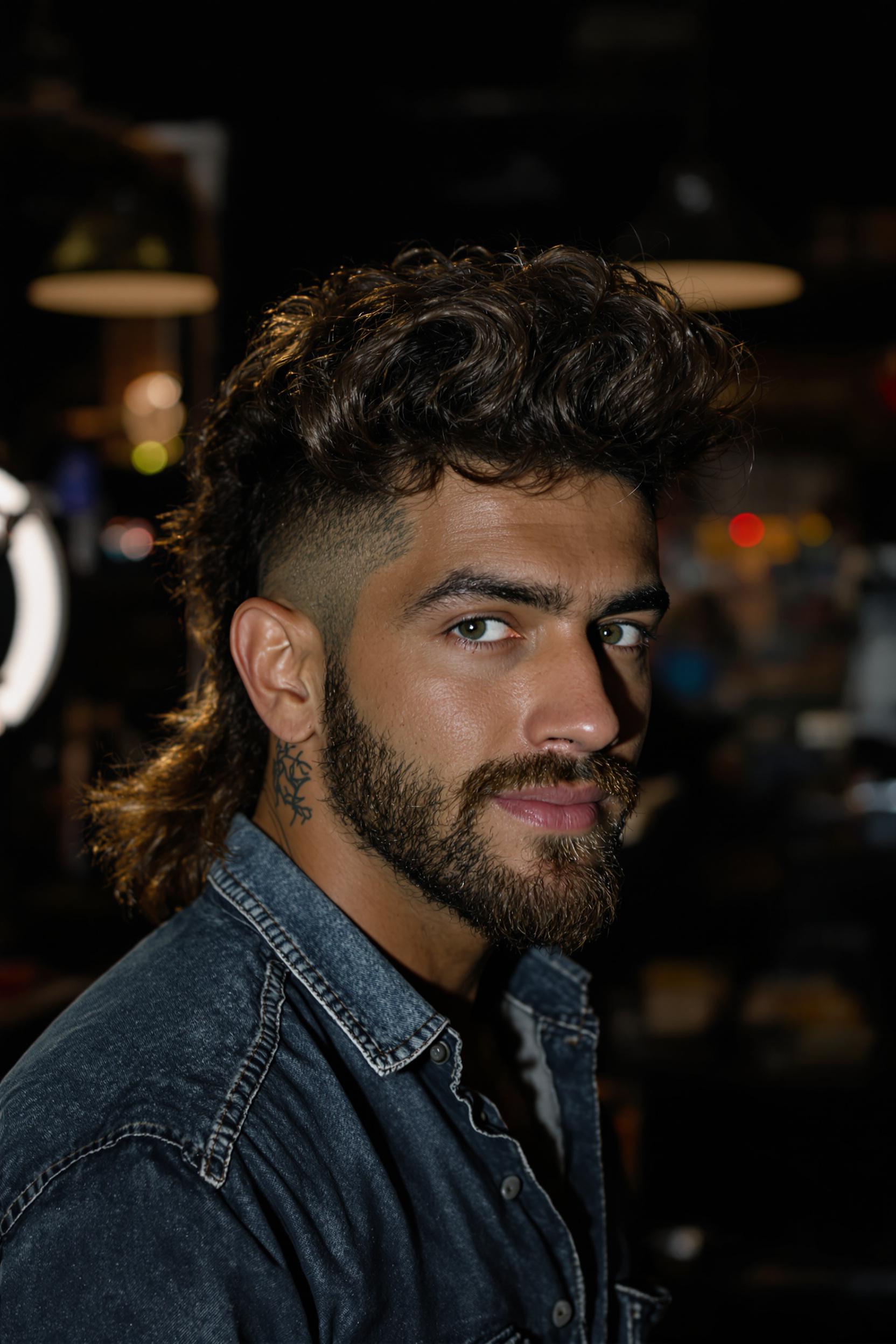 Bold Modern Mullet Vibes