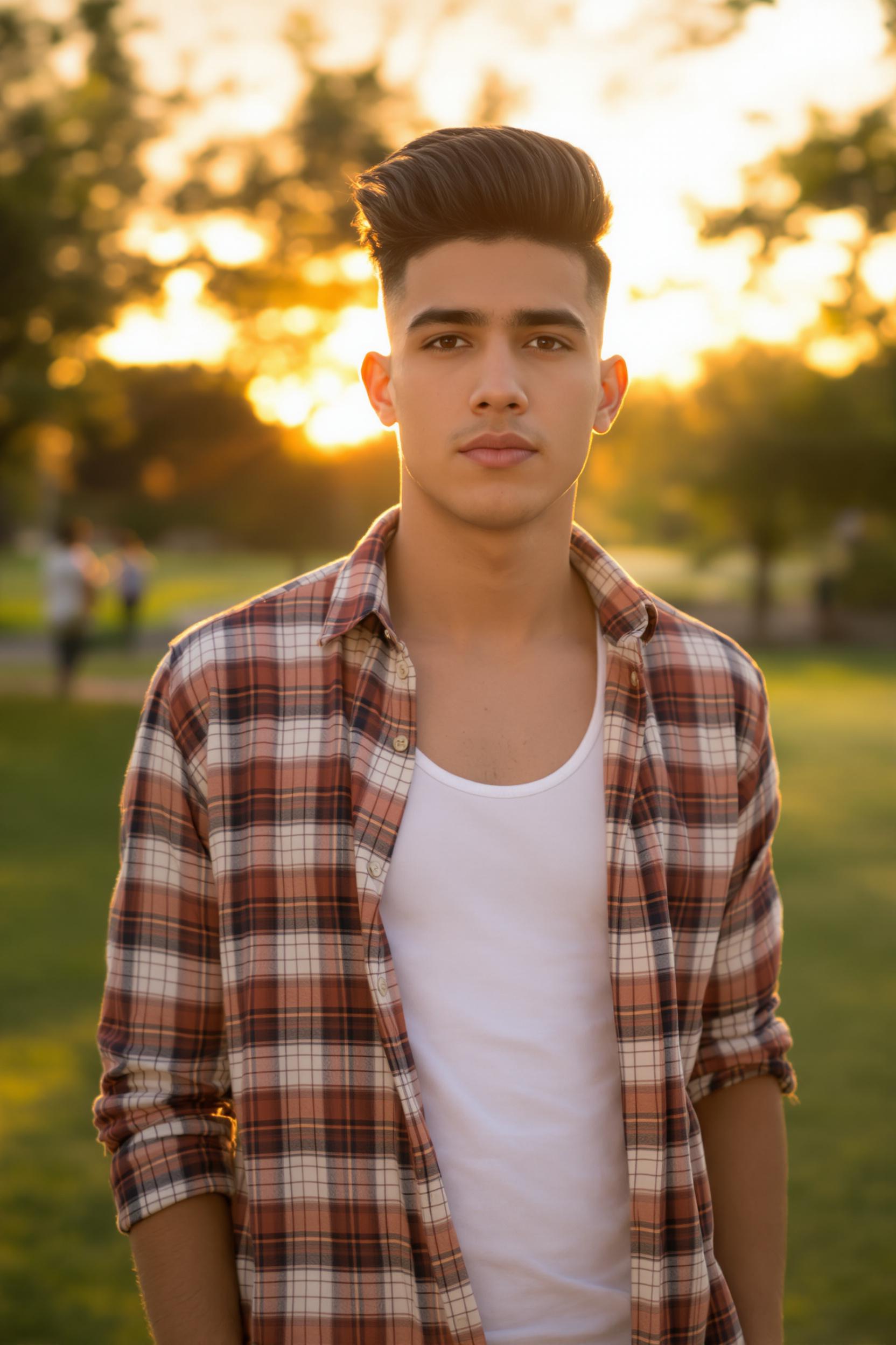 Bold Modern Pompadour Style