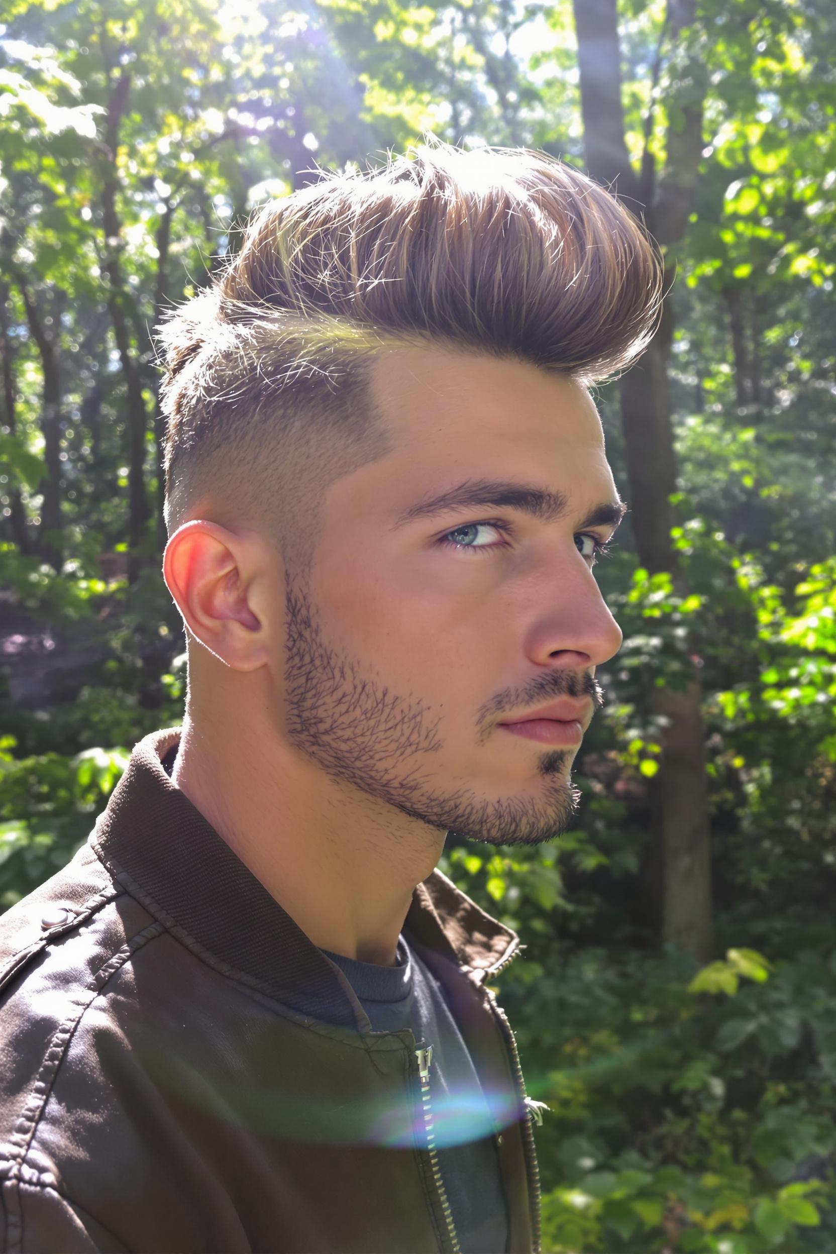 Bold Quiff Sharp Style