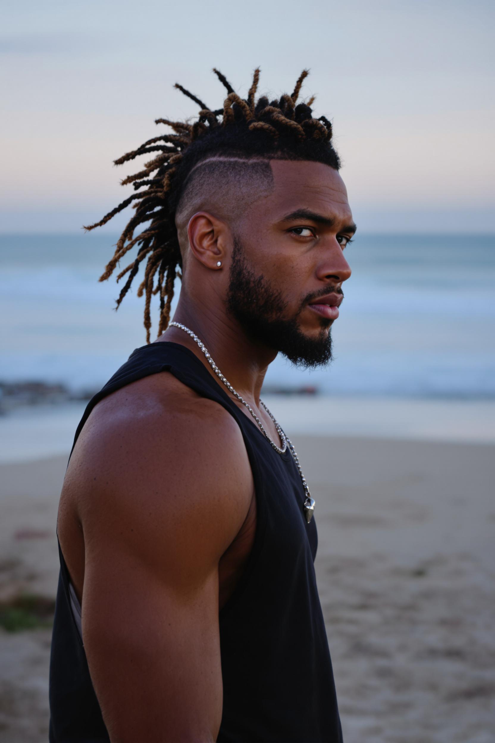 Bold Twisted Undercut Style