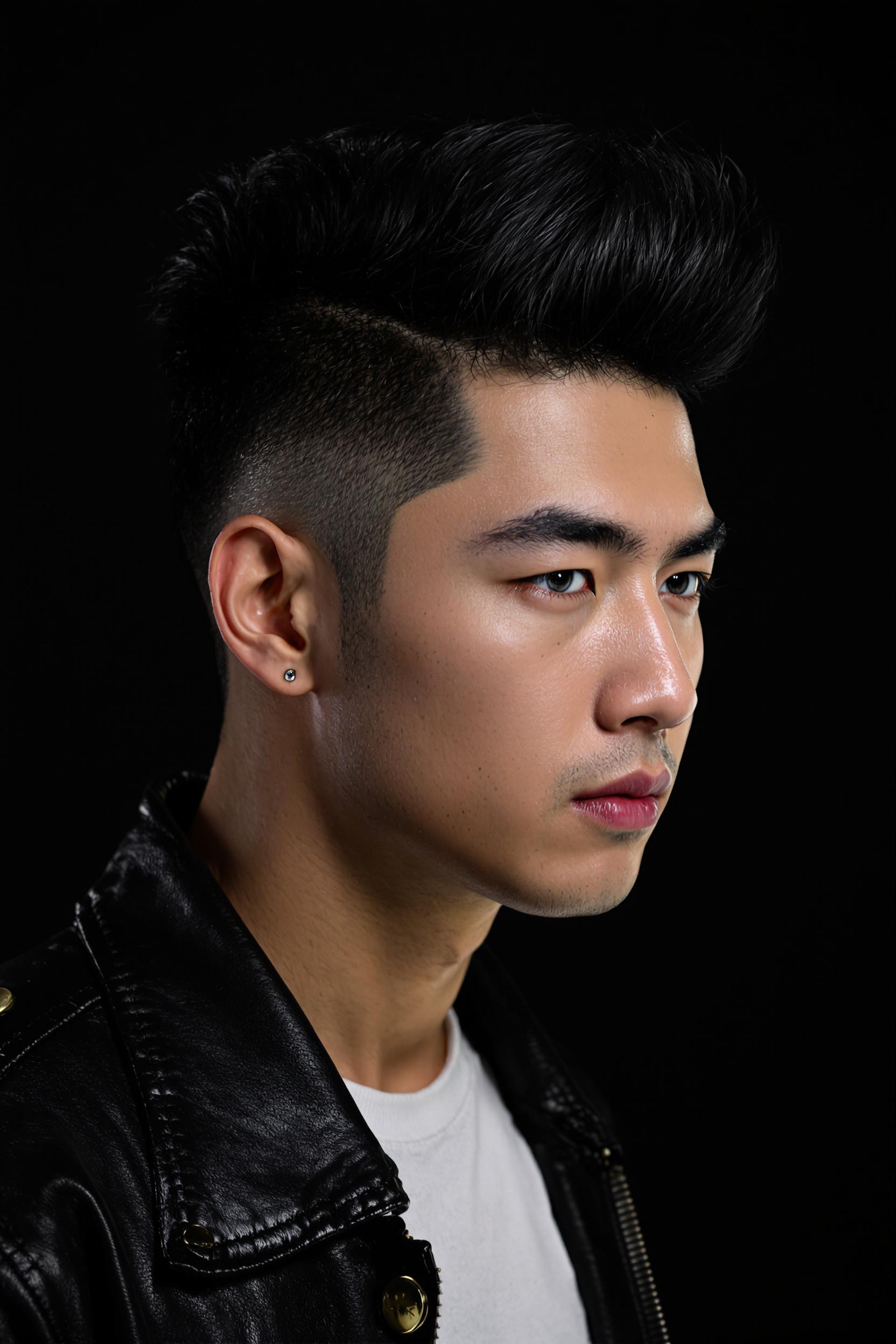 Bold Undercut Sleek Quiff