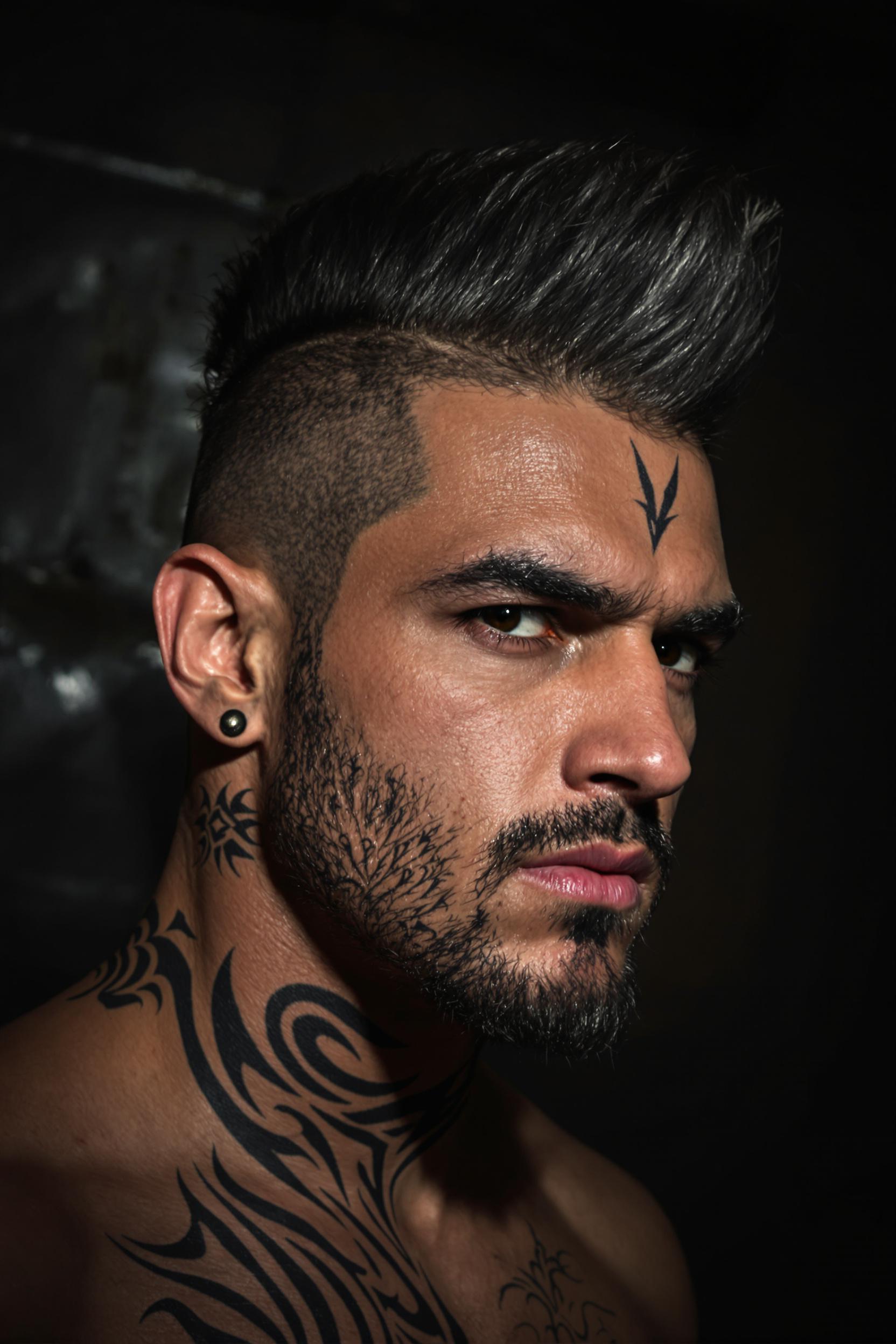 Bold Undercut Textured Quiff