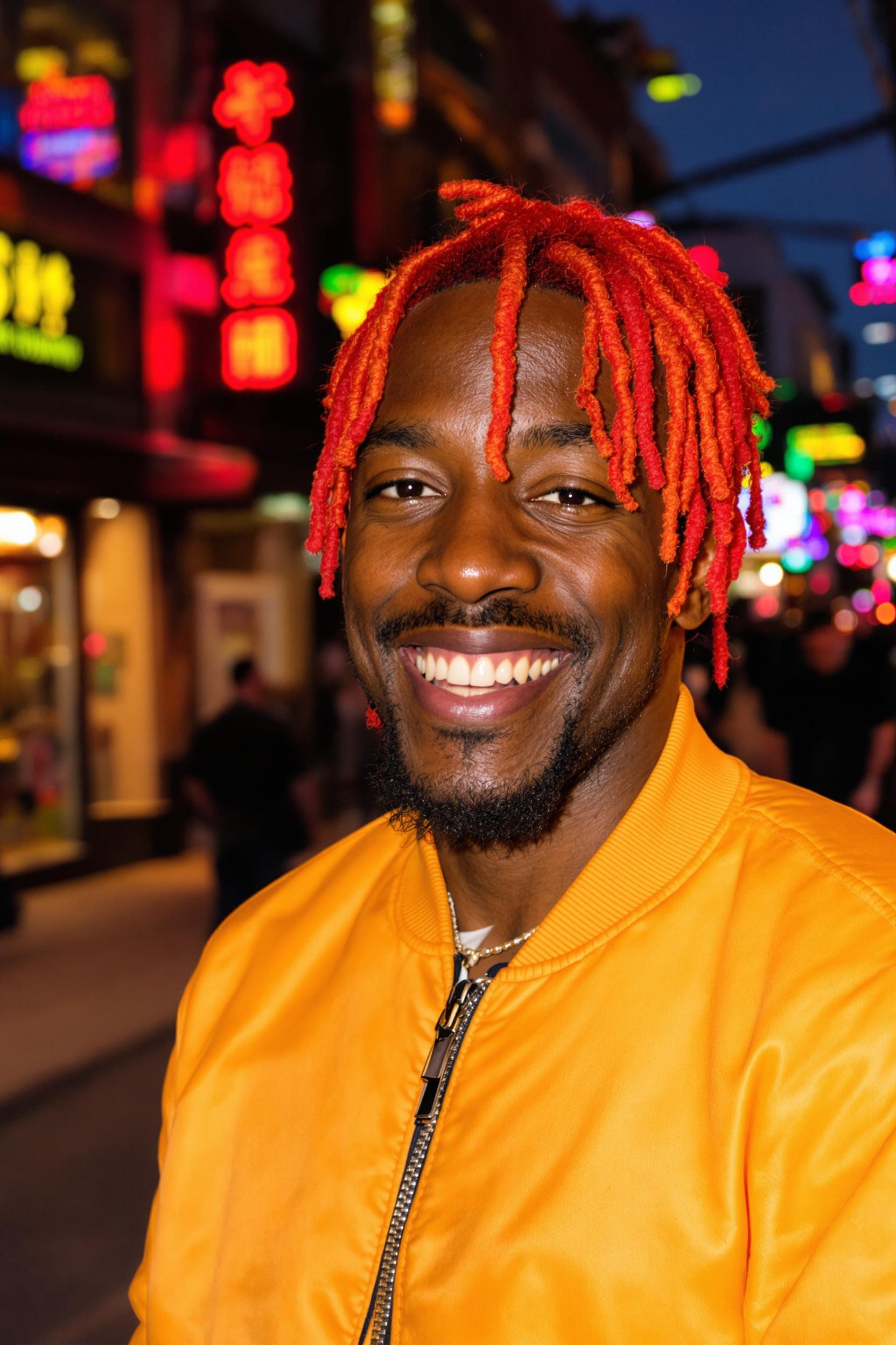 Bold Vibrant Red Locs