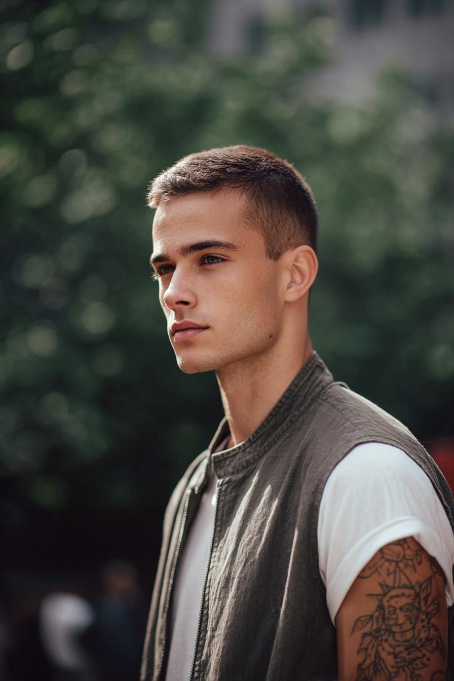 Classic Crew Cut Style