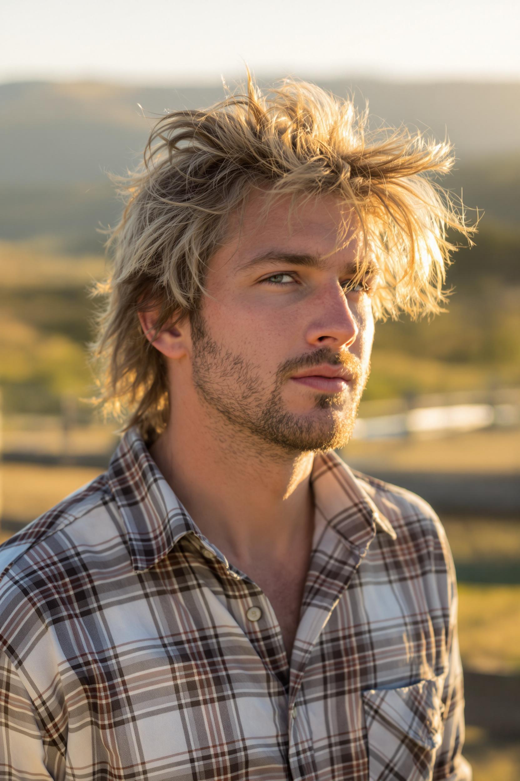 Cool Windswept Look