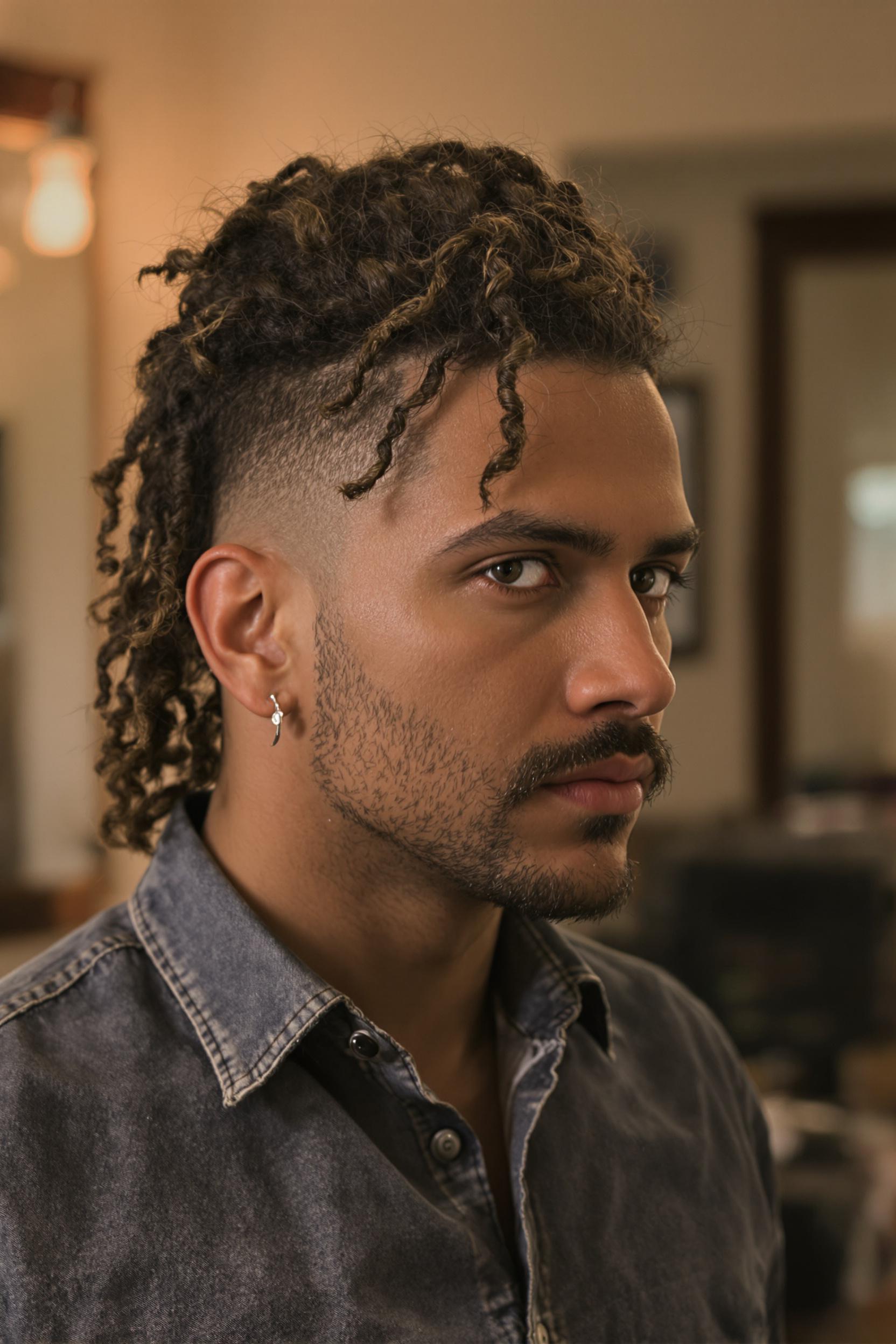 Edgy Dreadlock Fade Style