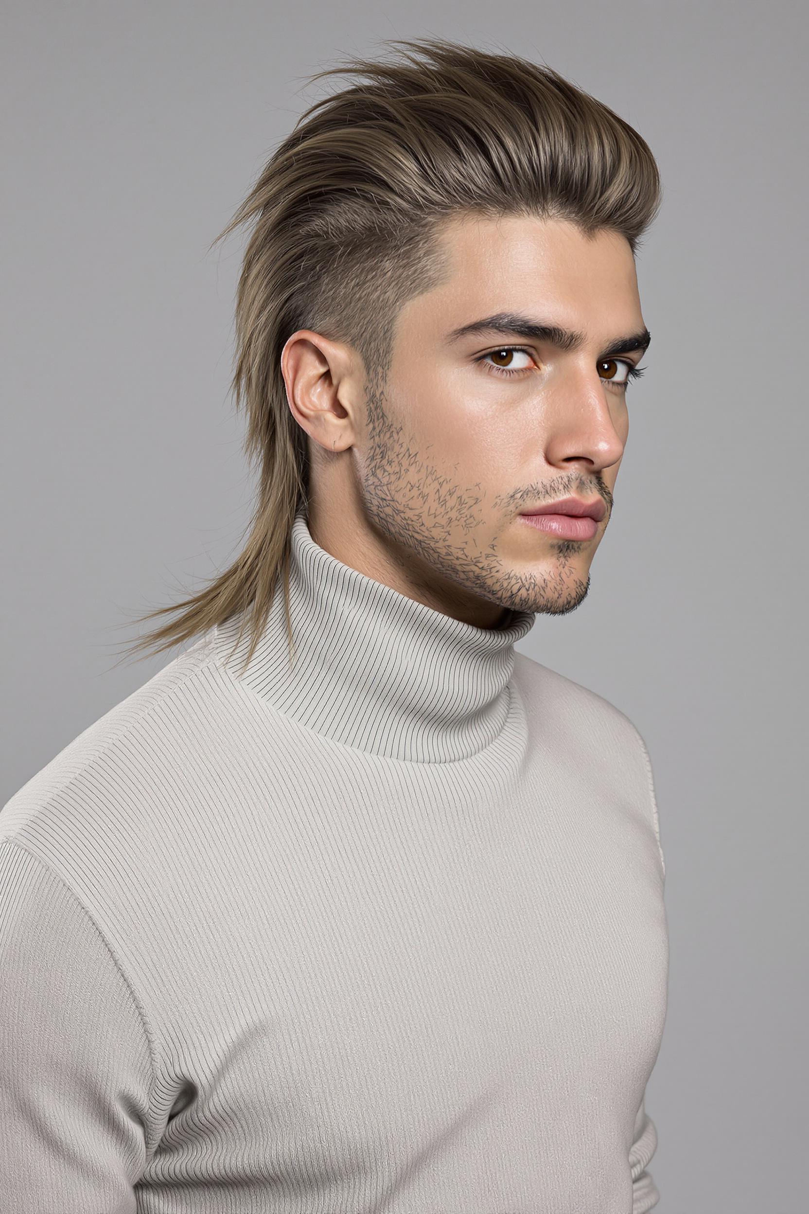 Edgy Modern Mullet Vibes