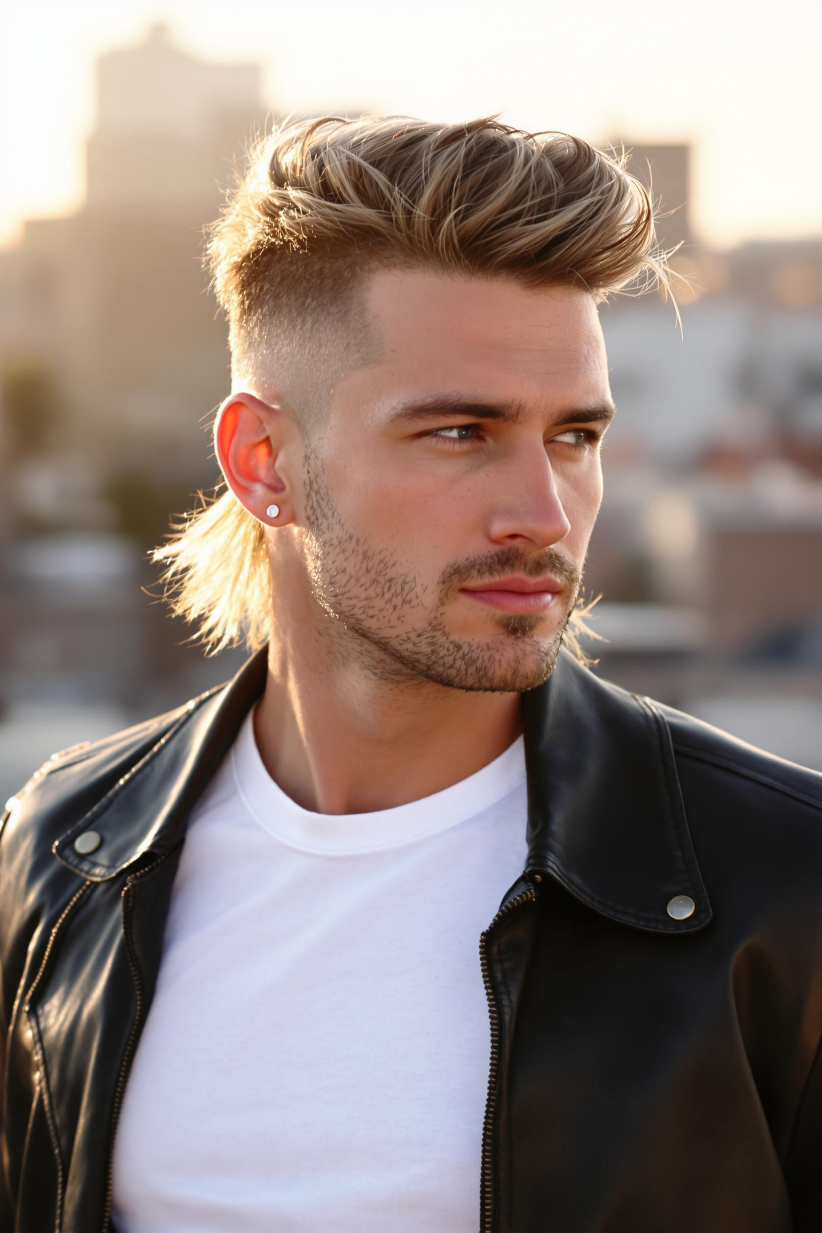 Edgy Undercut Mullet Vibes