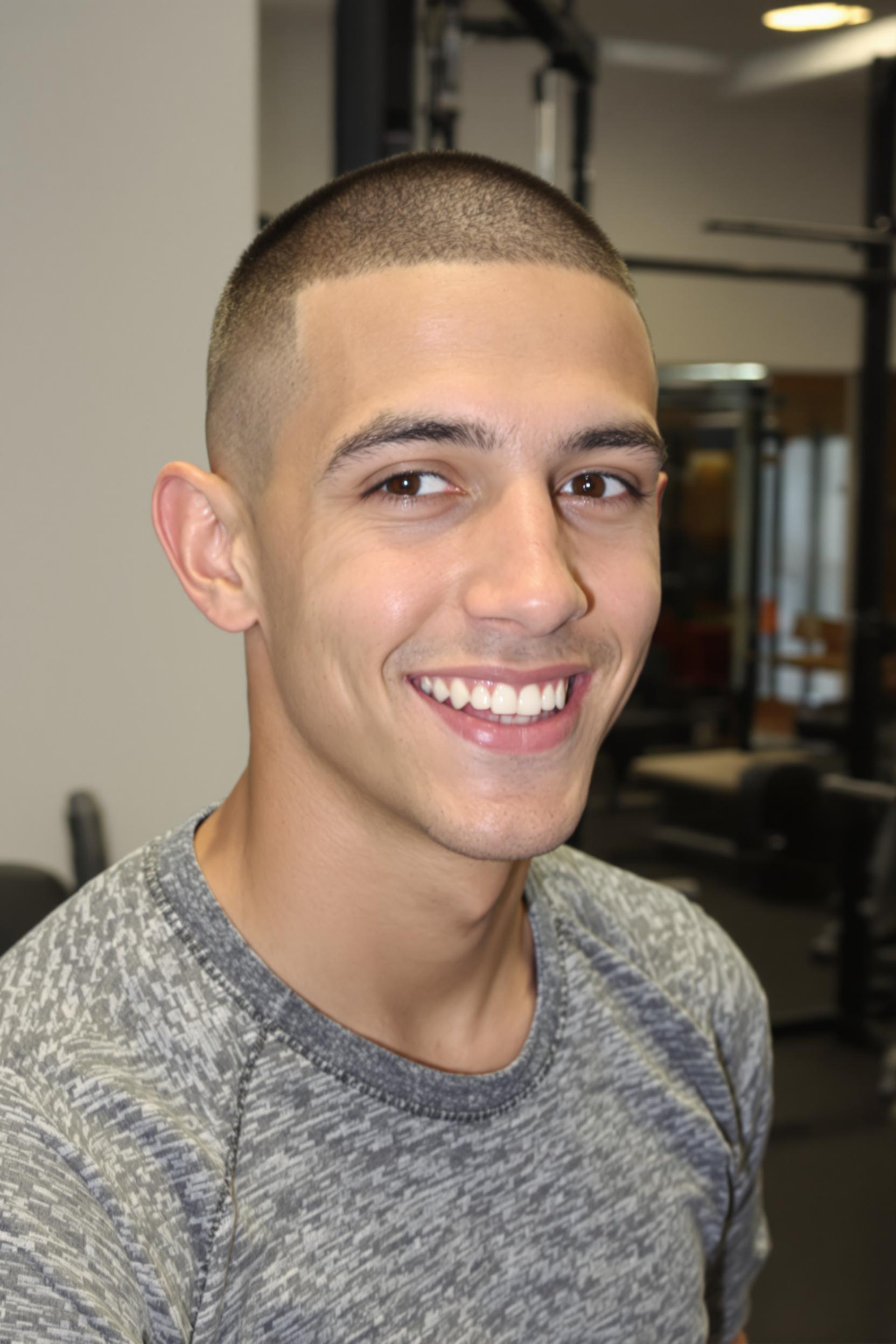 Fresh Buzz Cut Style