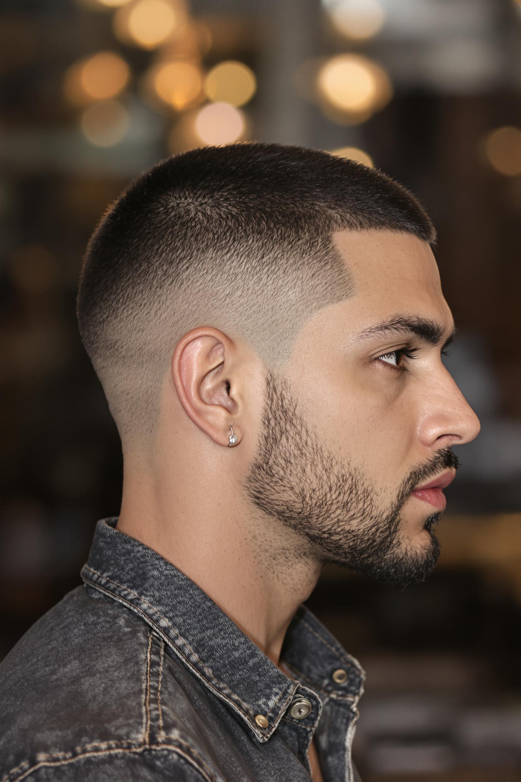 Fresh Buzz Cut Style