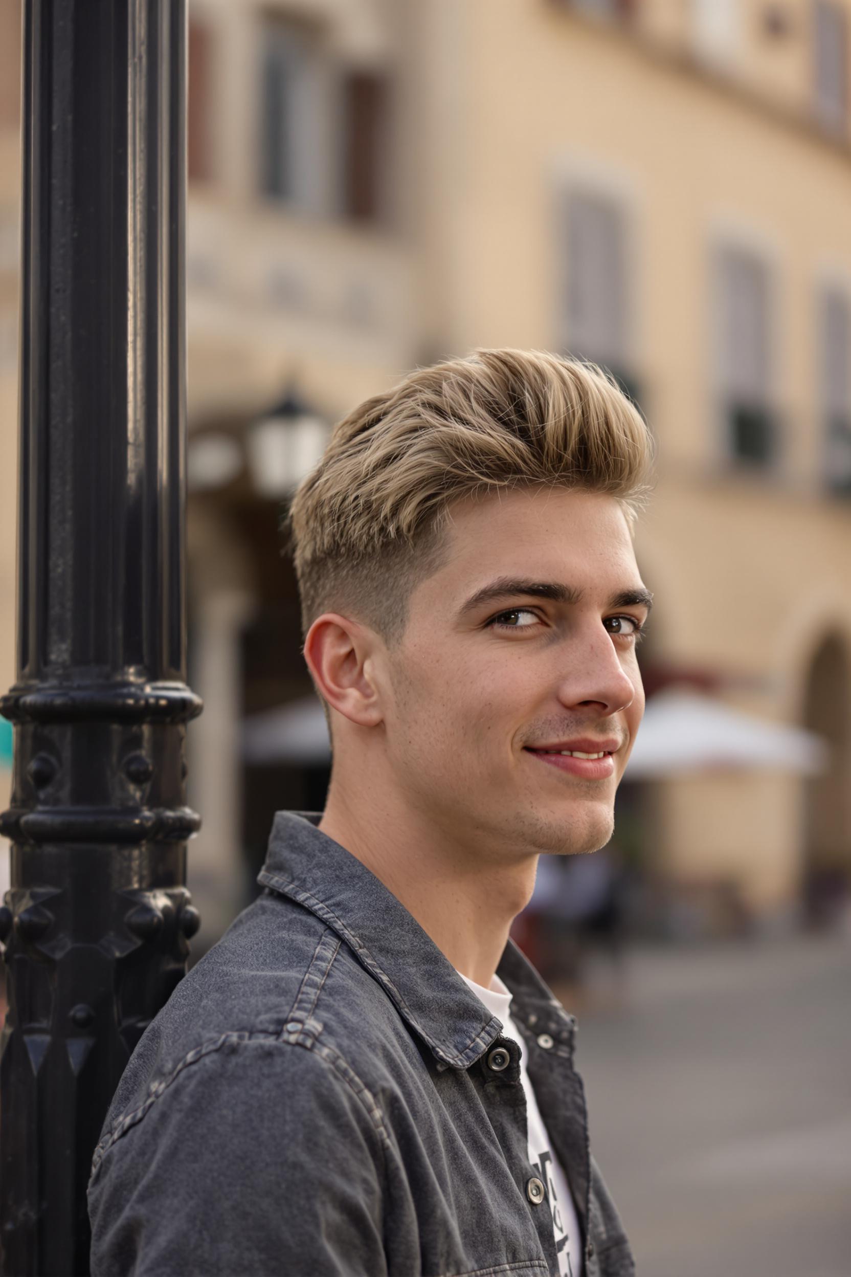 Fresh Textured Fade Style
