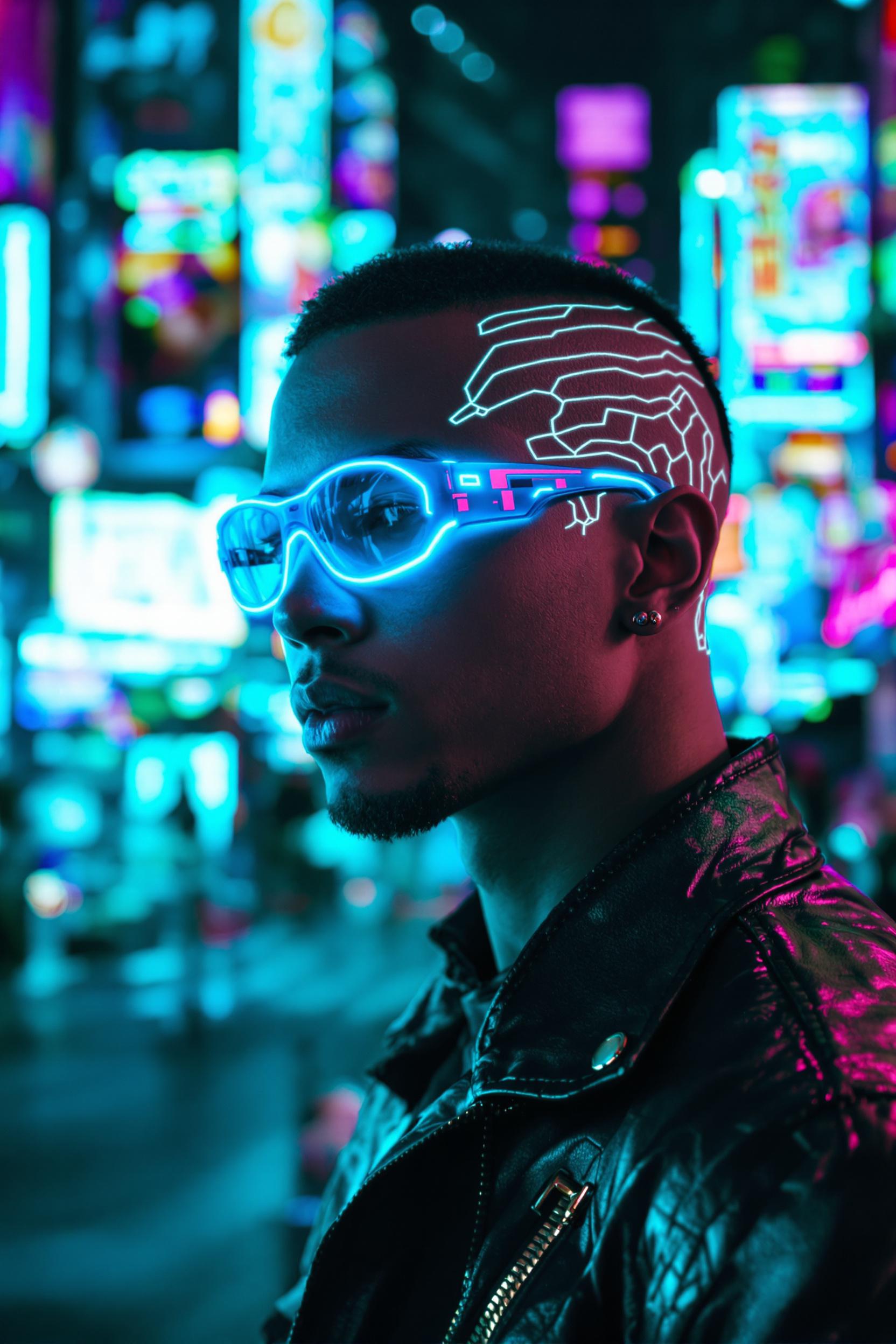 Futuristic Buzz Cut Vibes