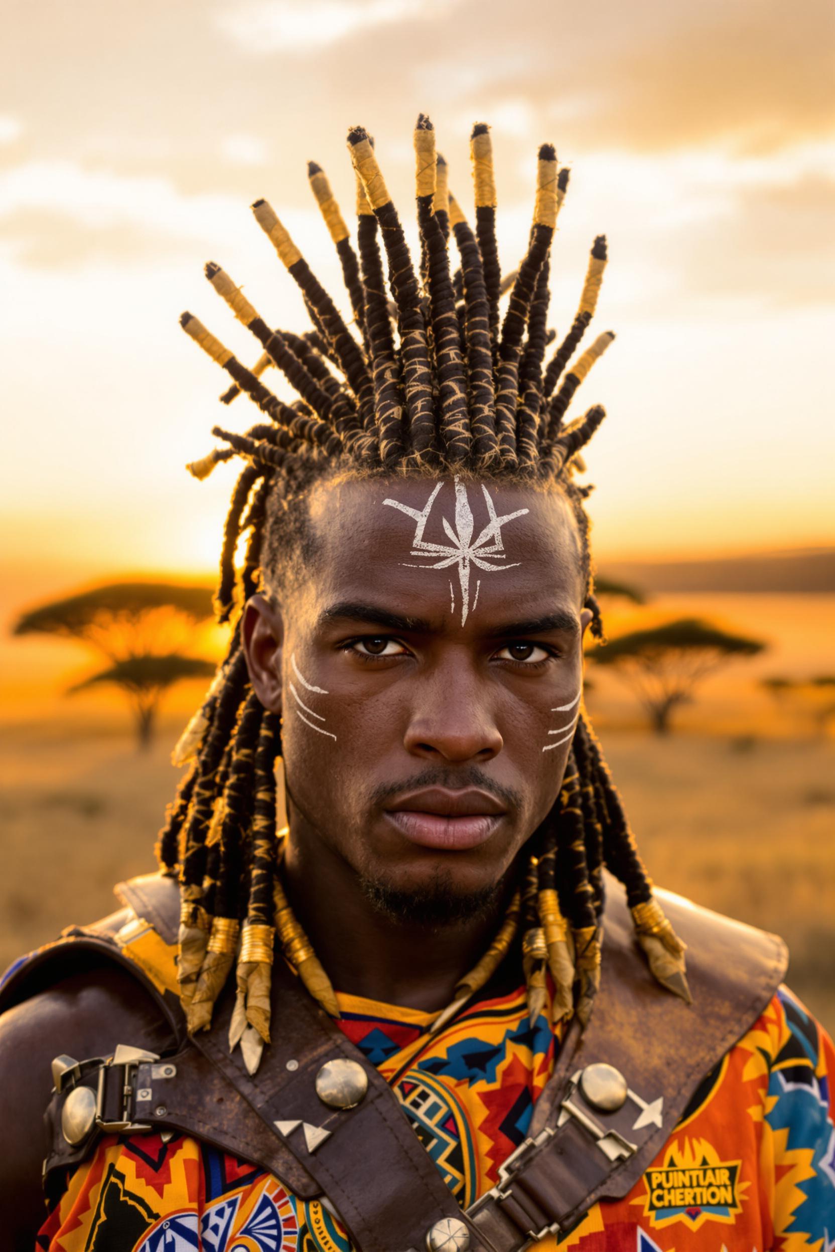 Golden Tipped Dreadlock Vibes