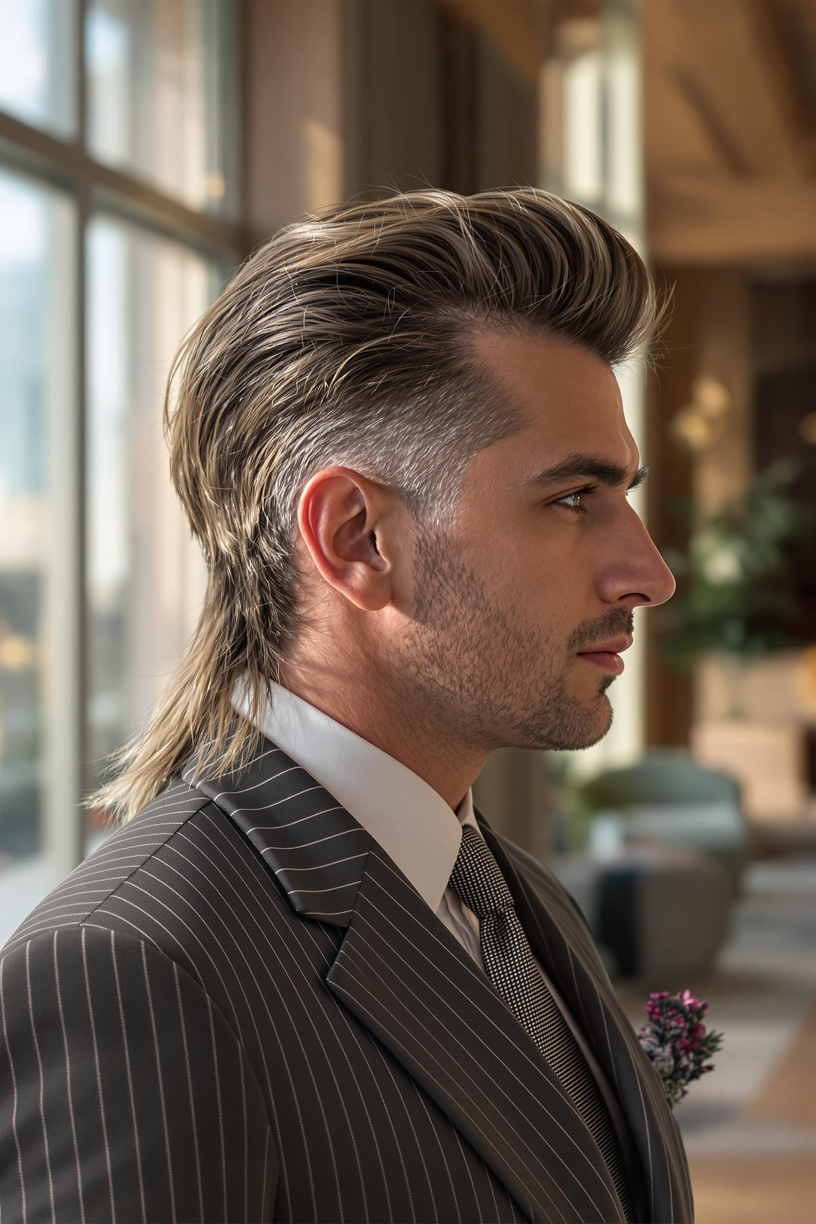 Modern Mullet Bold Style