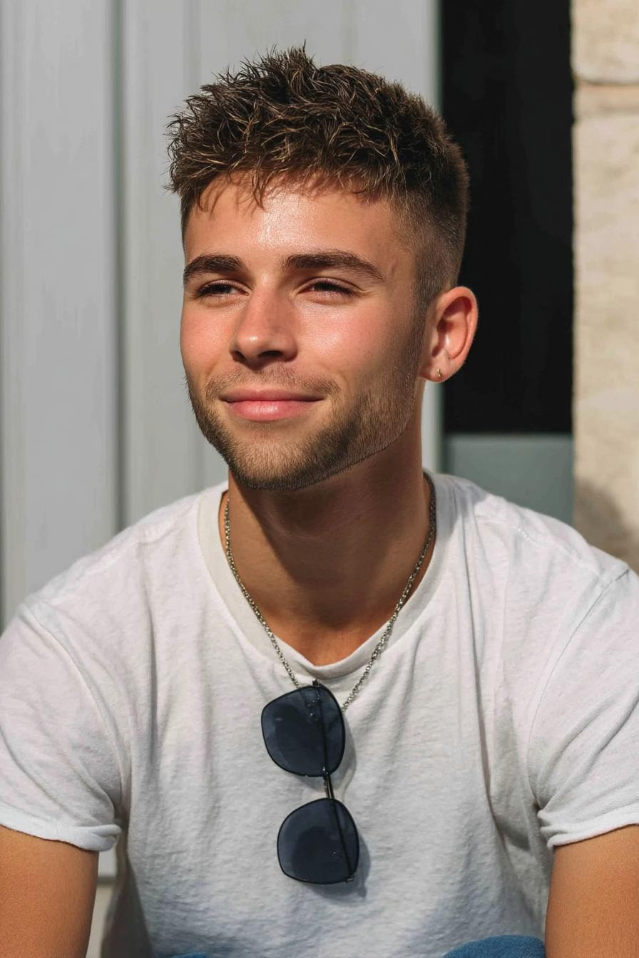 Modern Spiky Fade Style