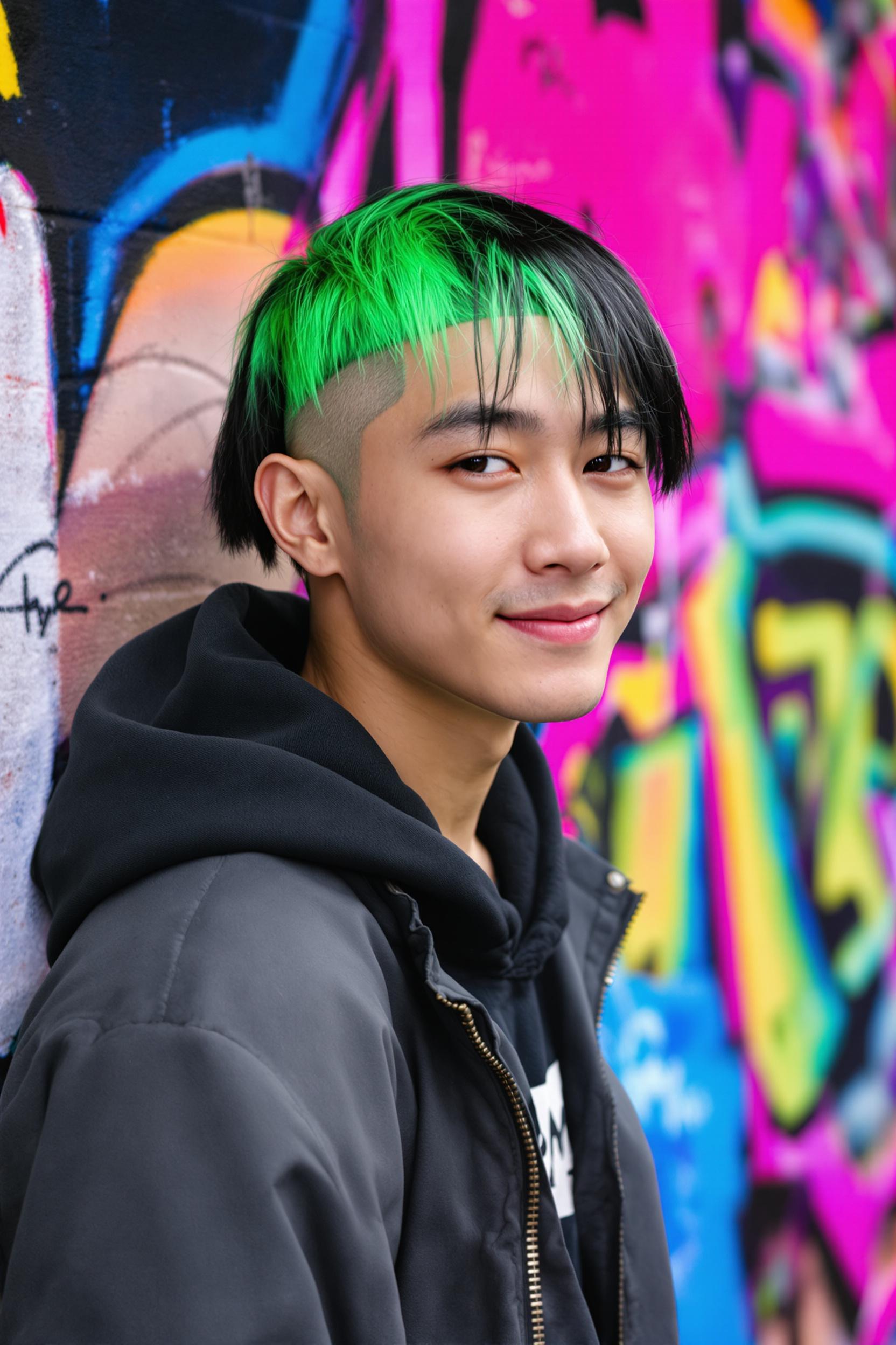 Neon Edge Hair Vibes