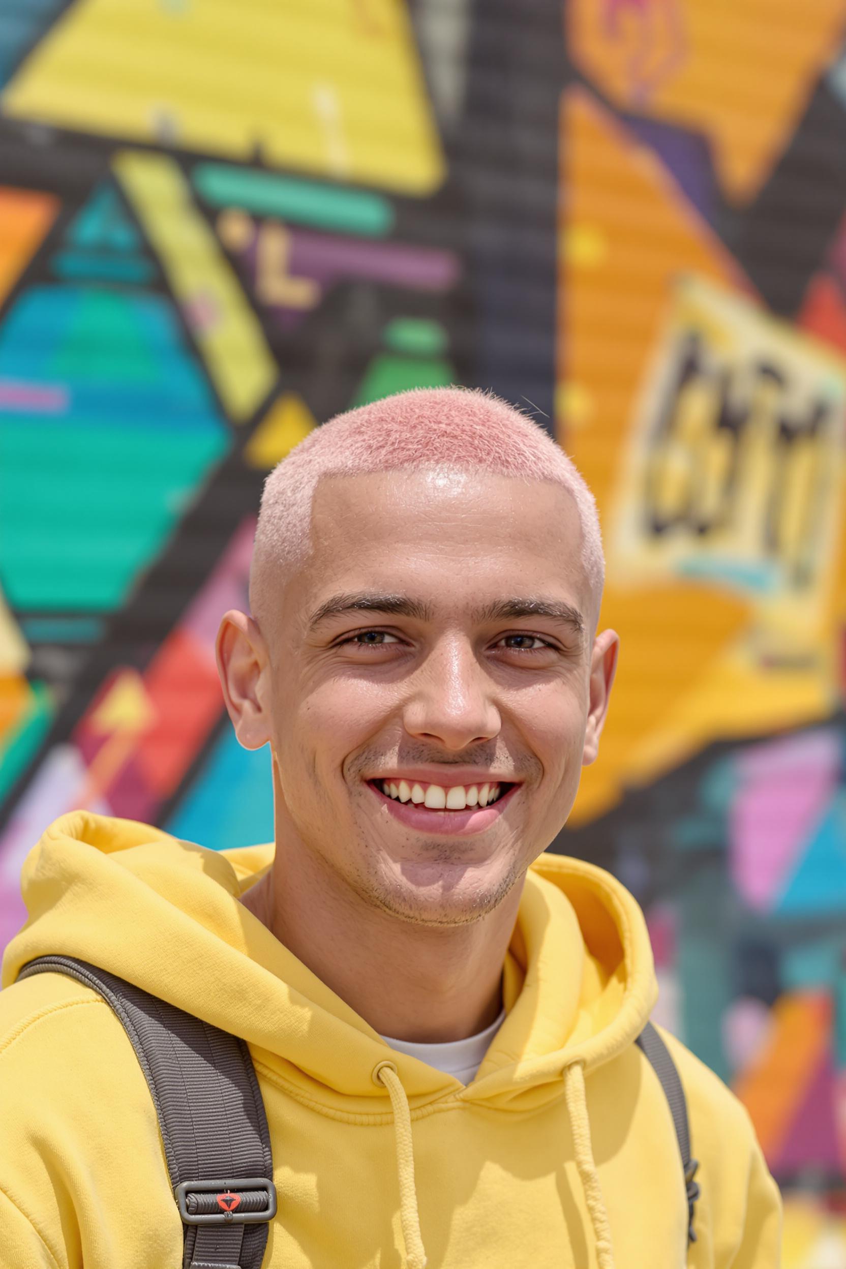 Pink Buzz Cut Vibes