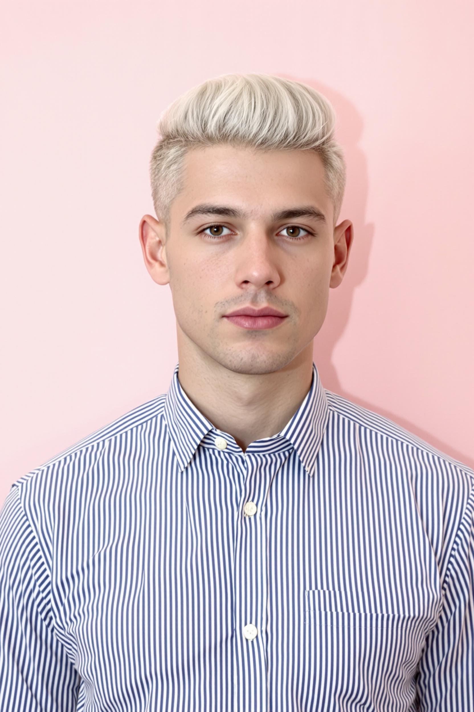 Platinum Blonde Undercut Style