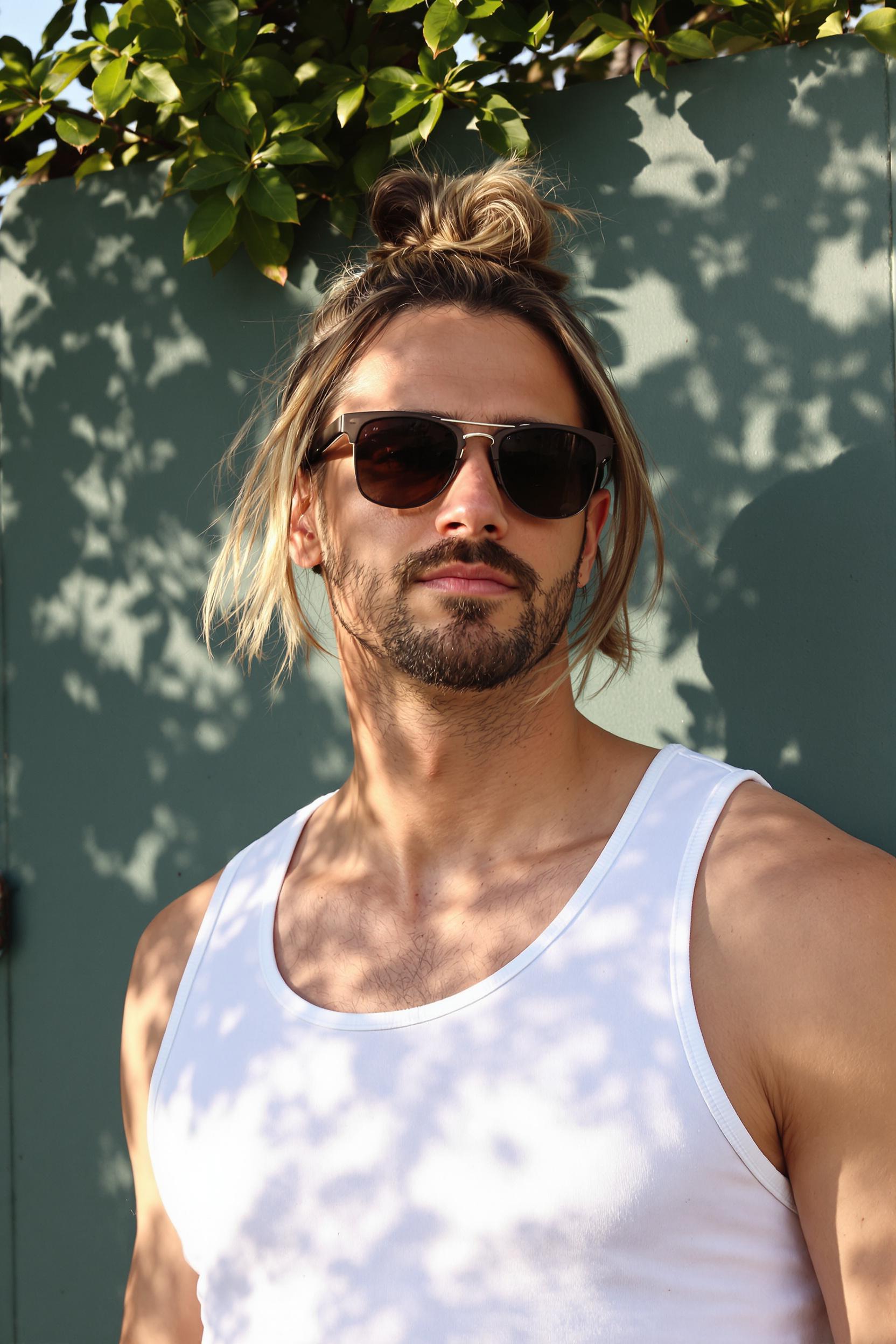 Relaxed Man Bun Vibes