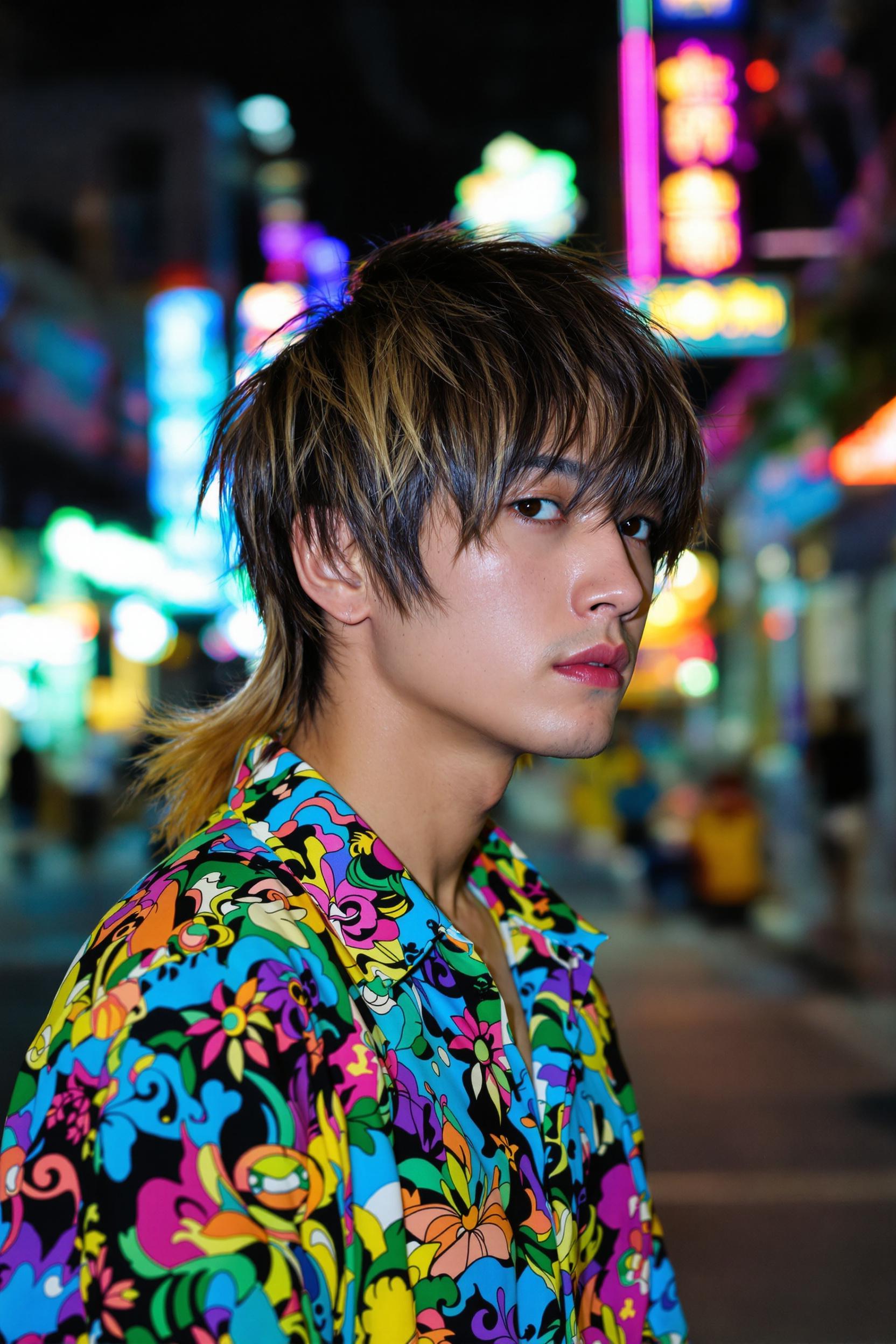 Shaggy Layers Bold Mullet