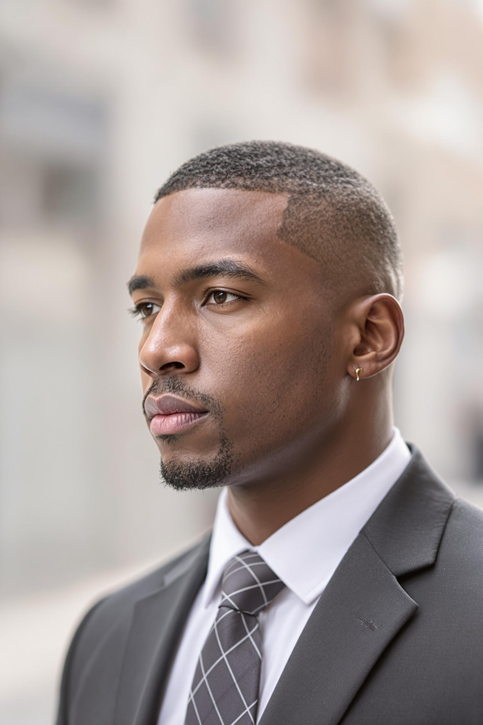 Sharp Modern Buzz Cut