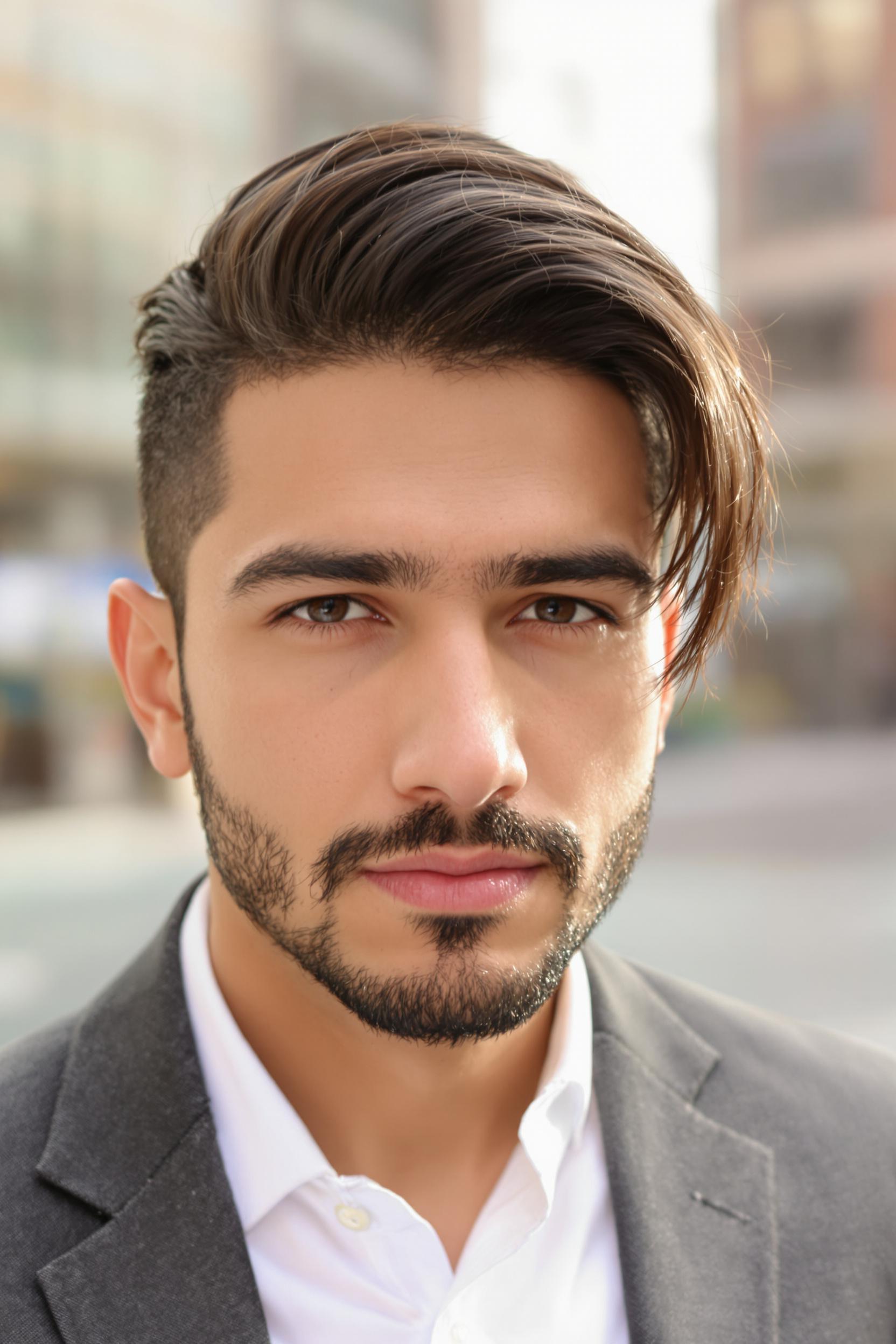 Sleek Side Swept Style