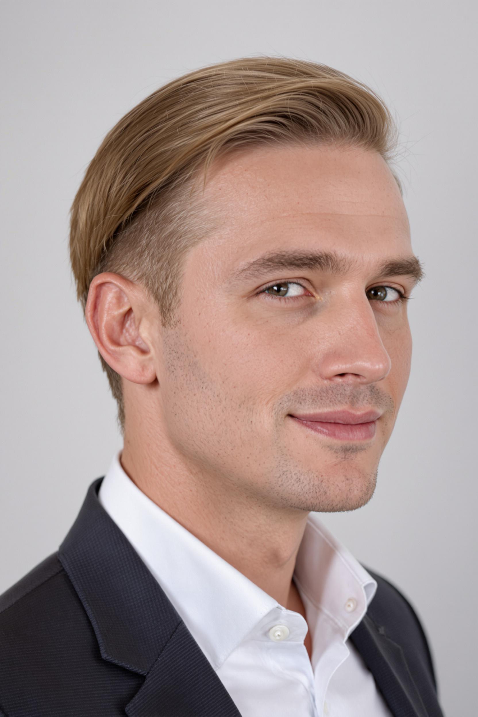Sleek Side Swept Undercut