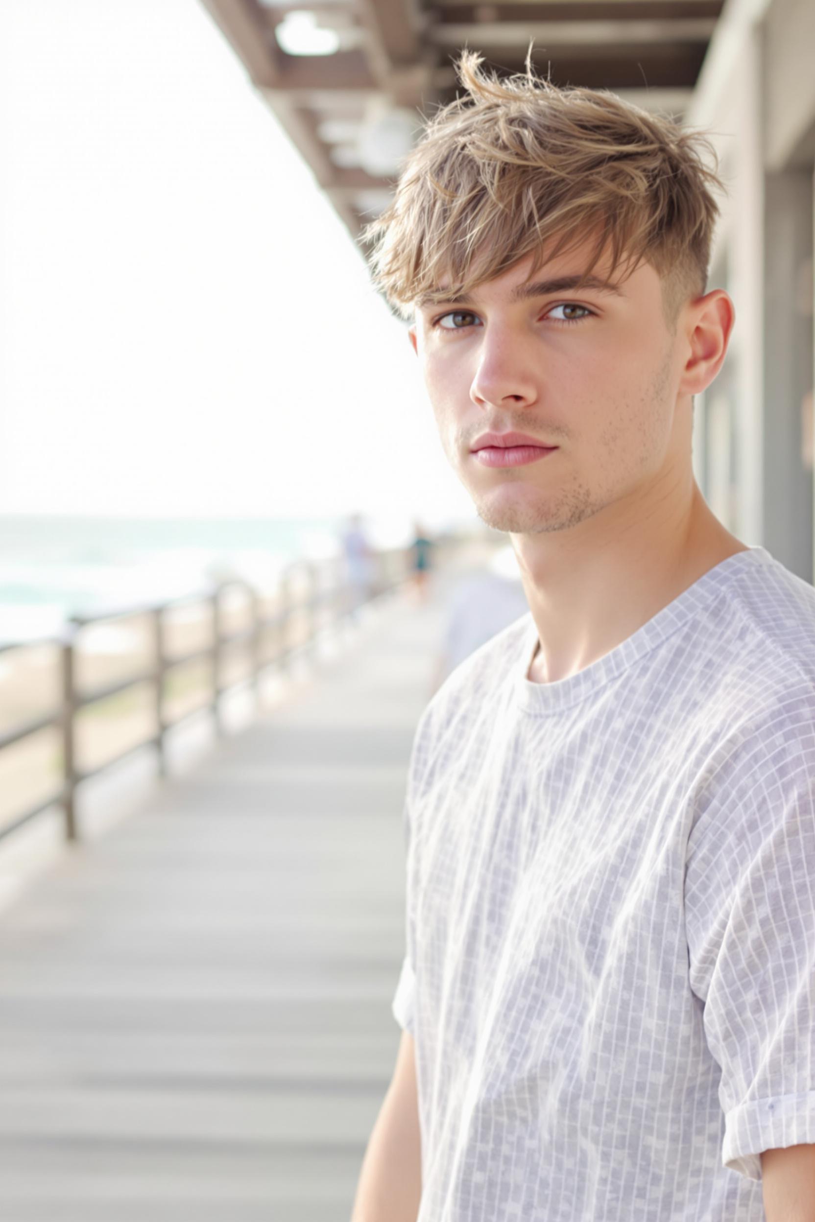 Textured Layers Undercut Vibes