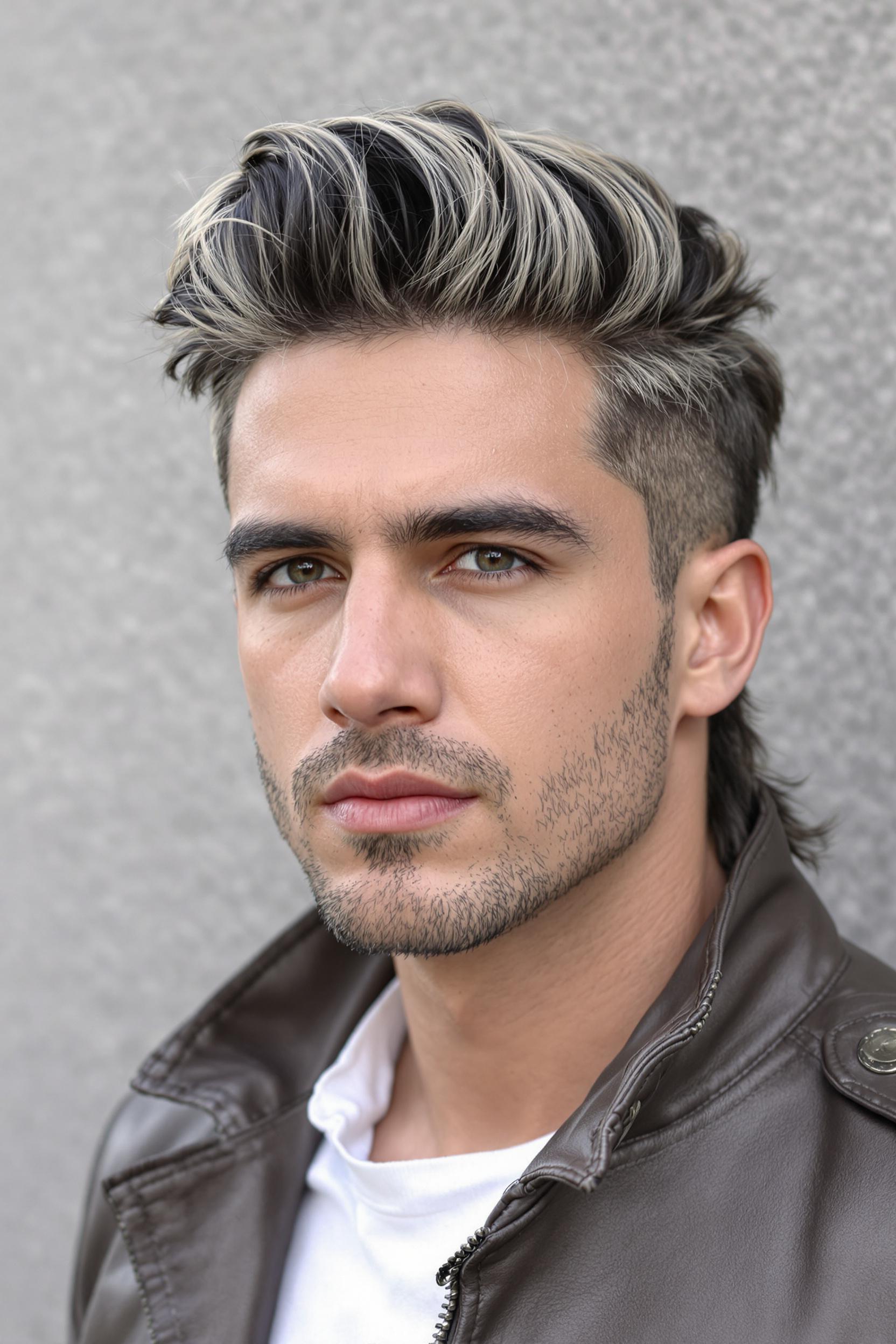 Textured Quiff Platinum Vibes