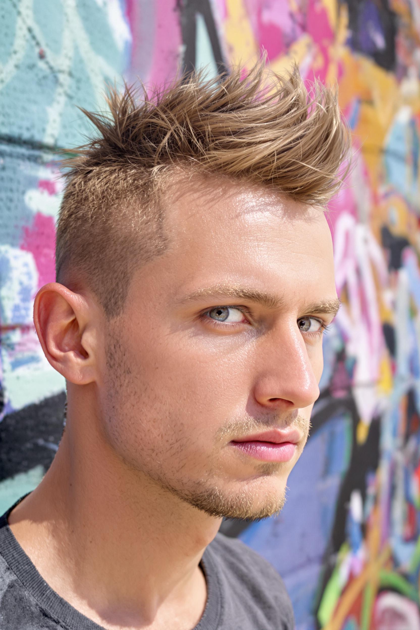 Textured Spikes Sharp Style
