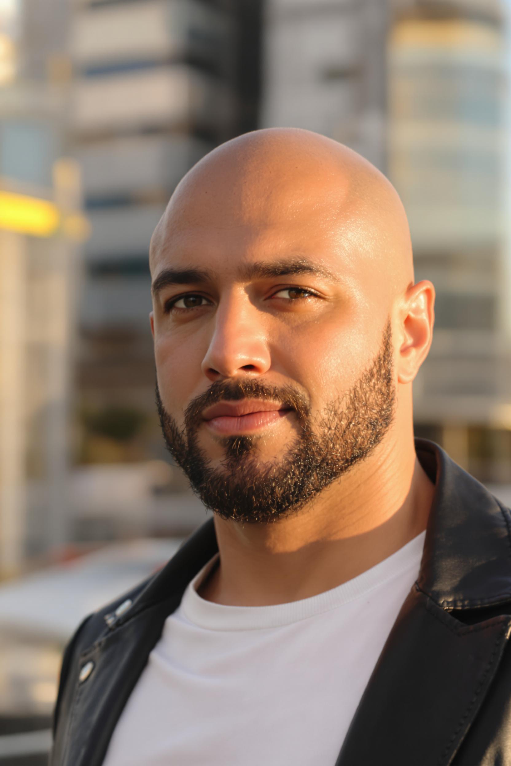 Bald Bold Beard Confidence