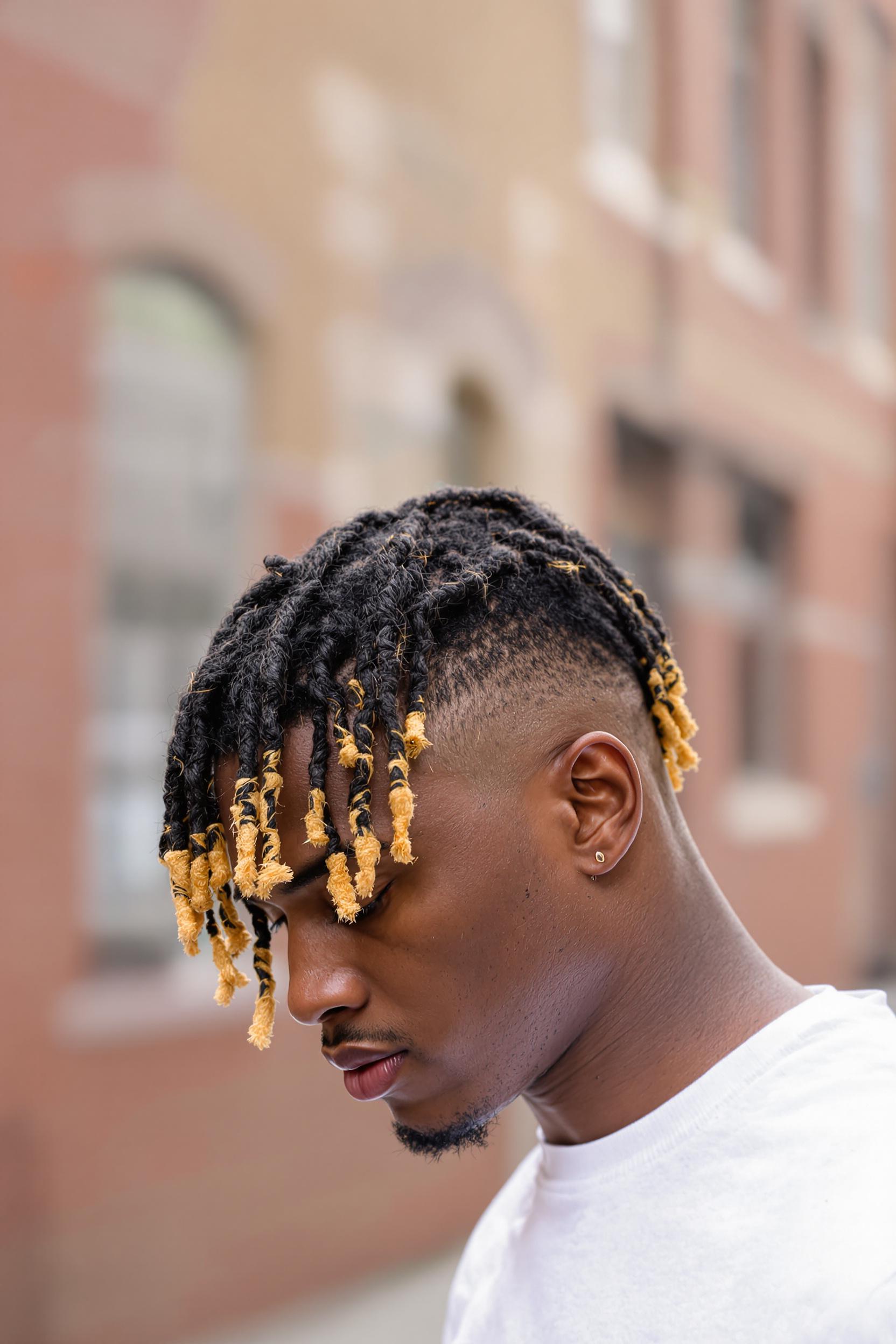 blonde tipped dreadlock vibes