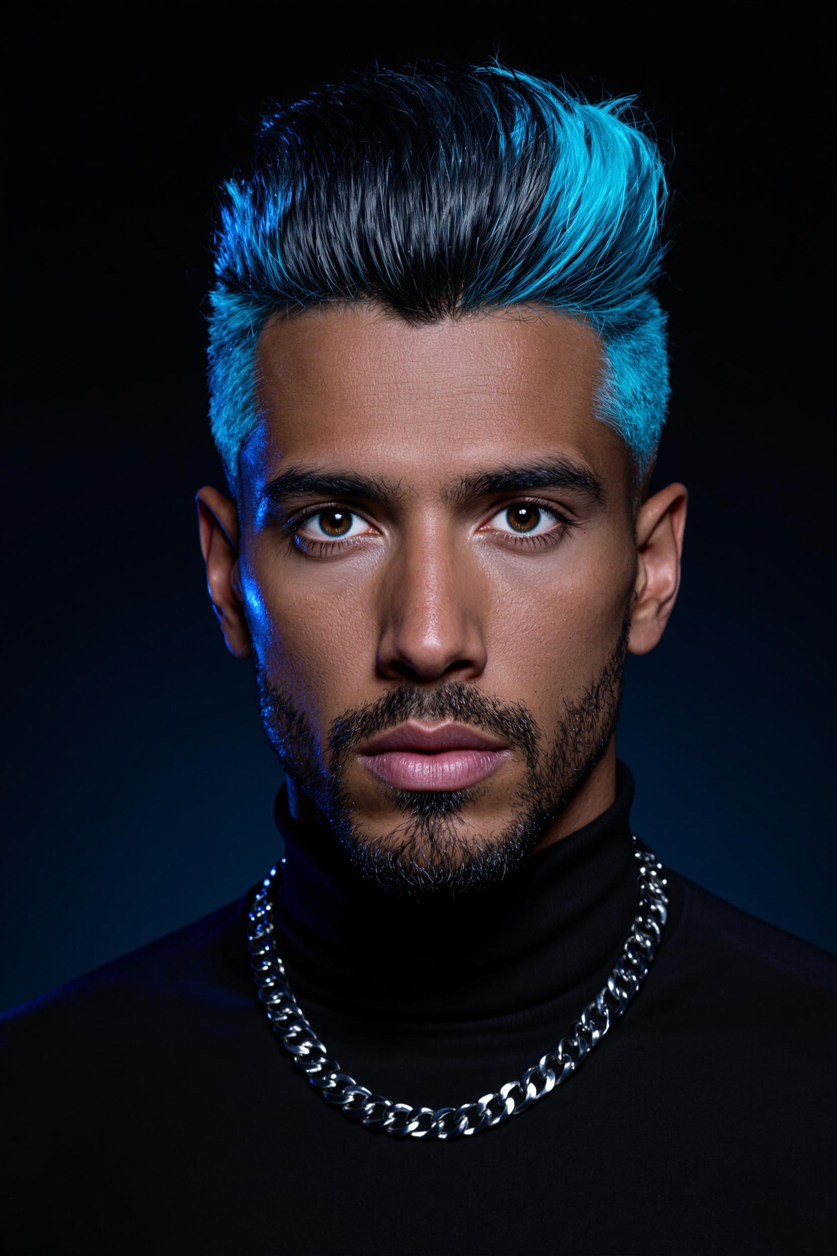 Bold Blue Hair Vibes