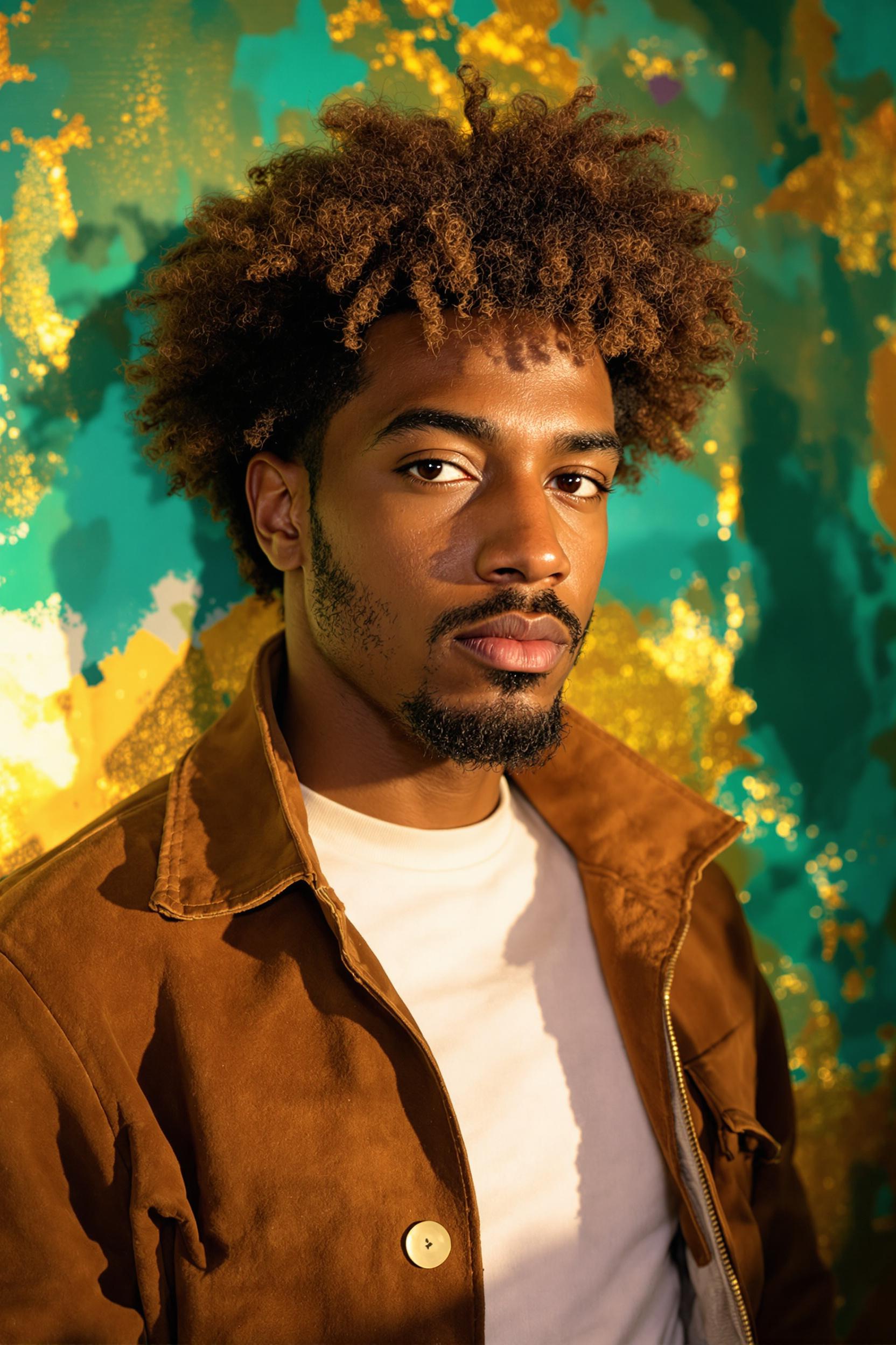 Bold Natural Afro Style