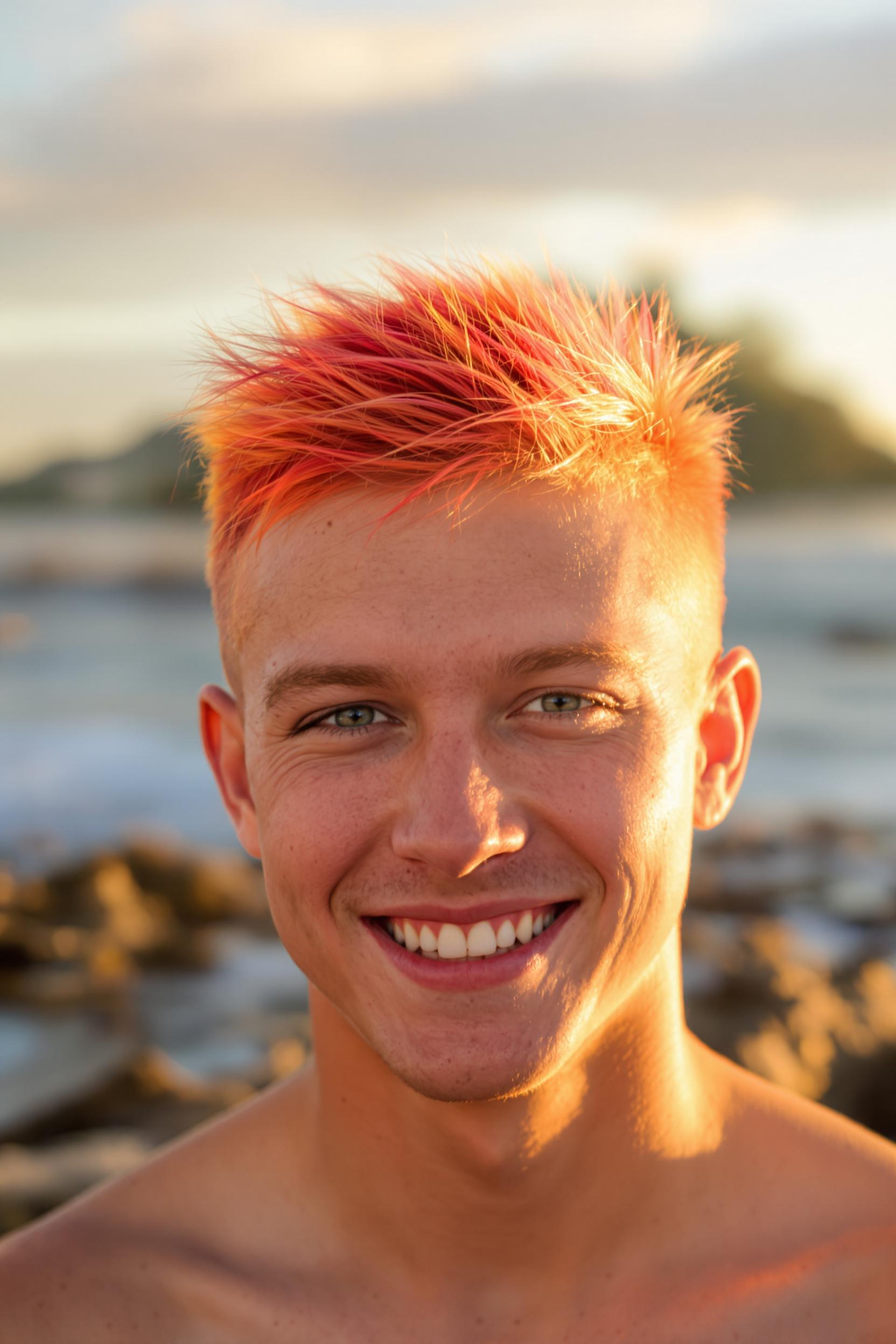 Bold Spikes Orange Style