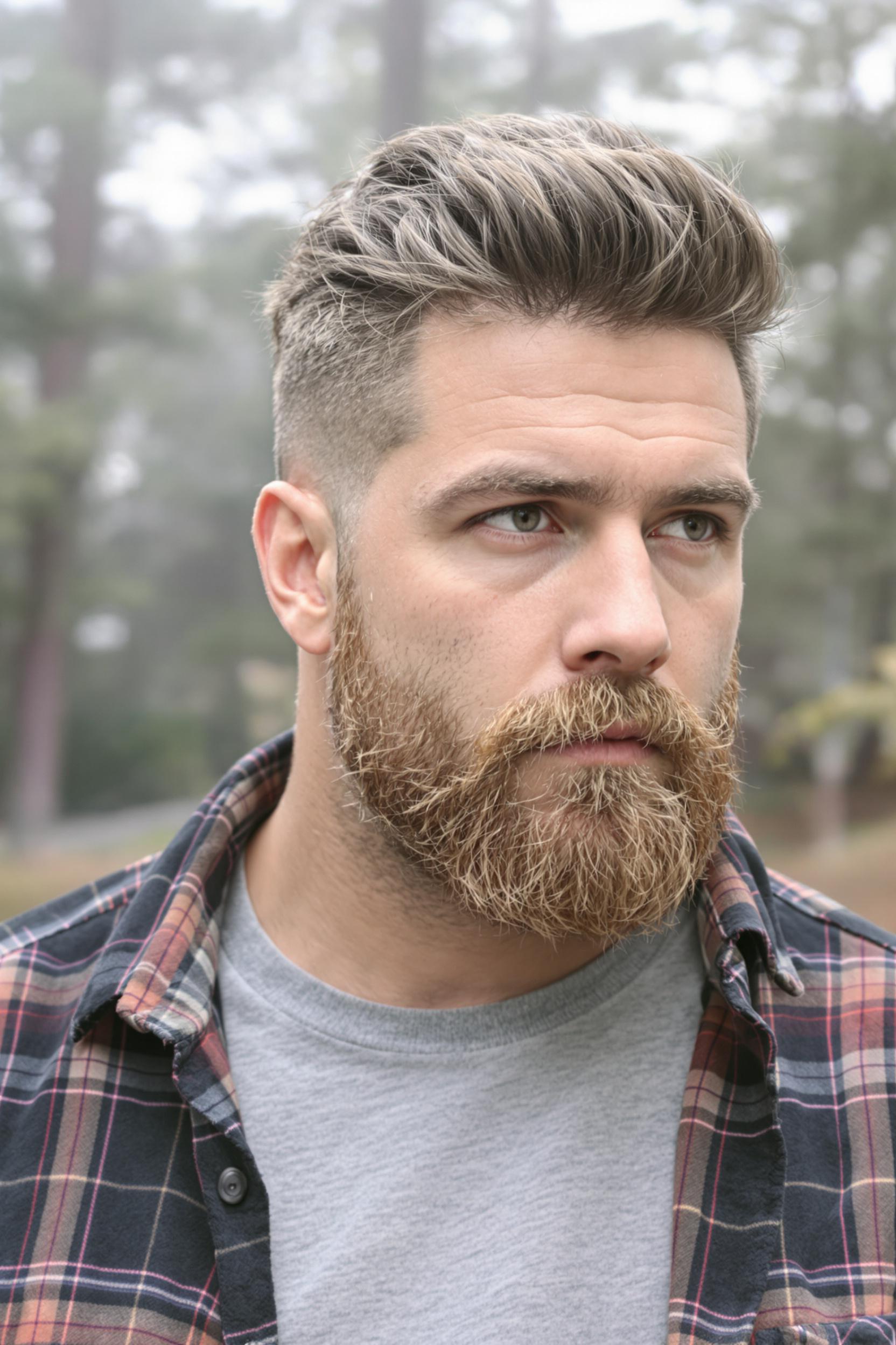 Bold Undercut Brushed Back