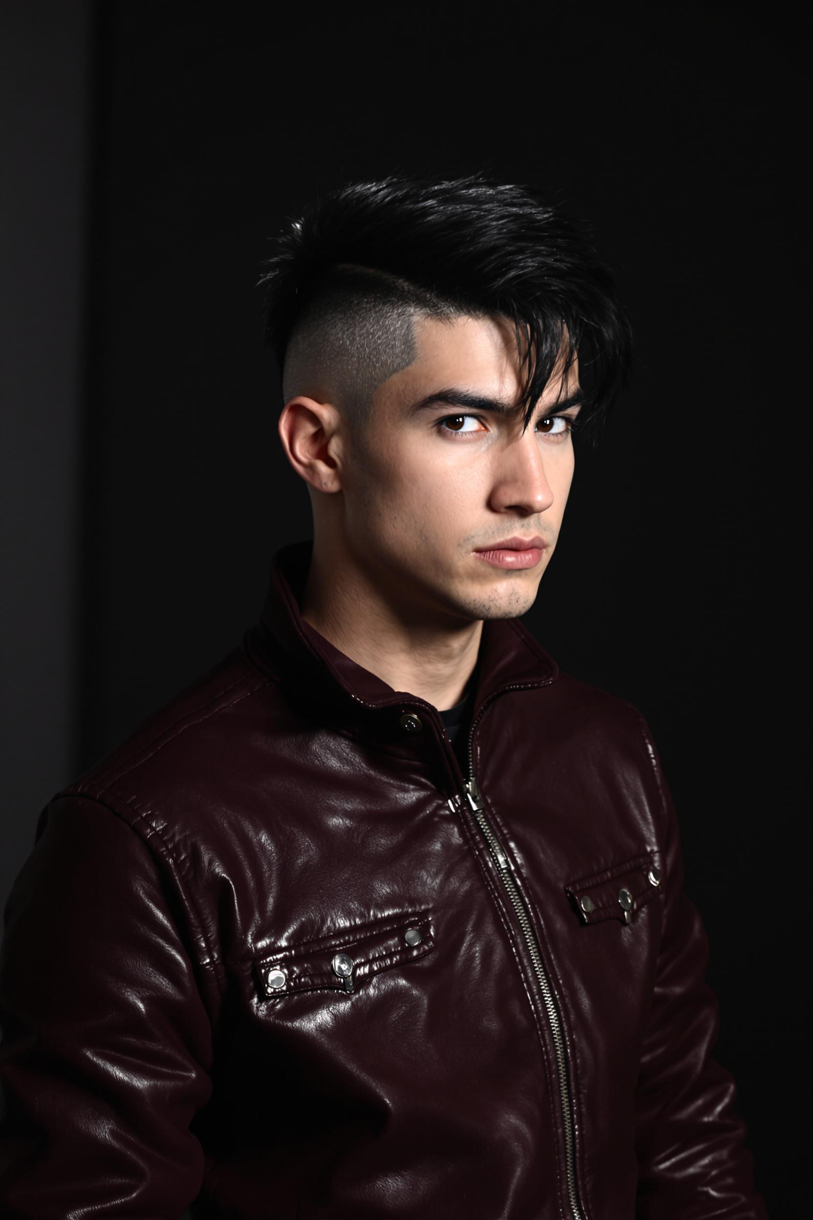 Bold Undercut Side Sweep