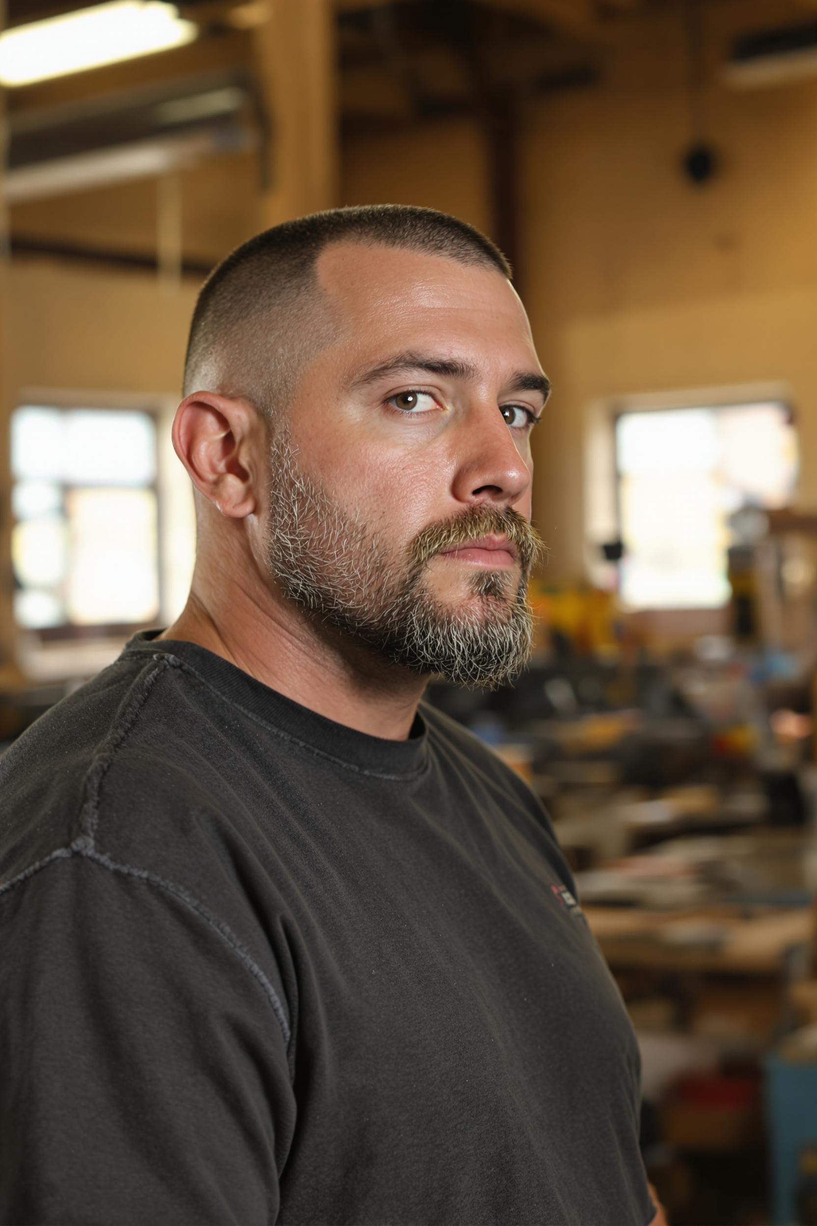 Buzz Cut Beard Perfection