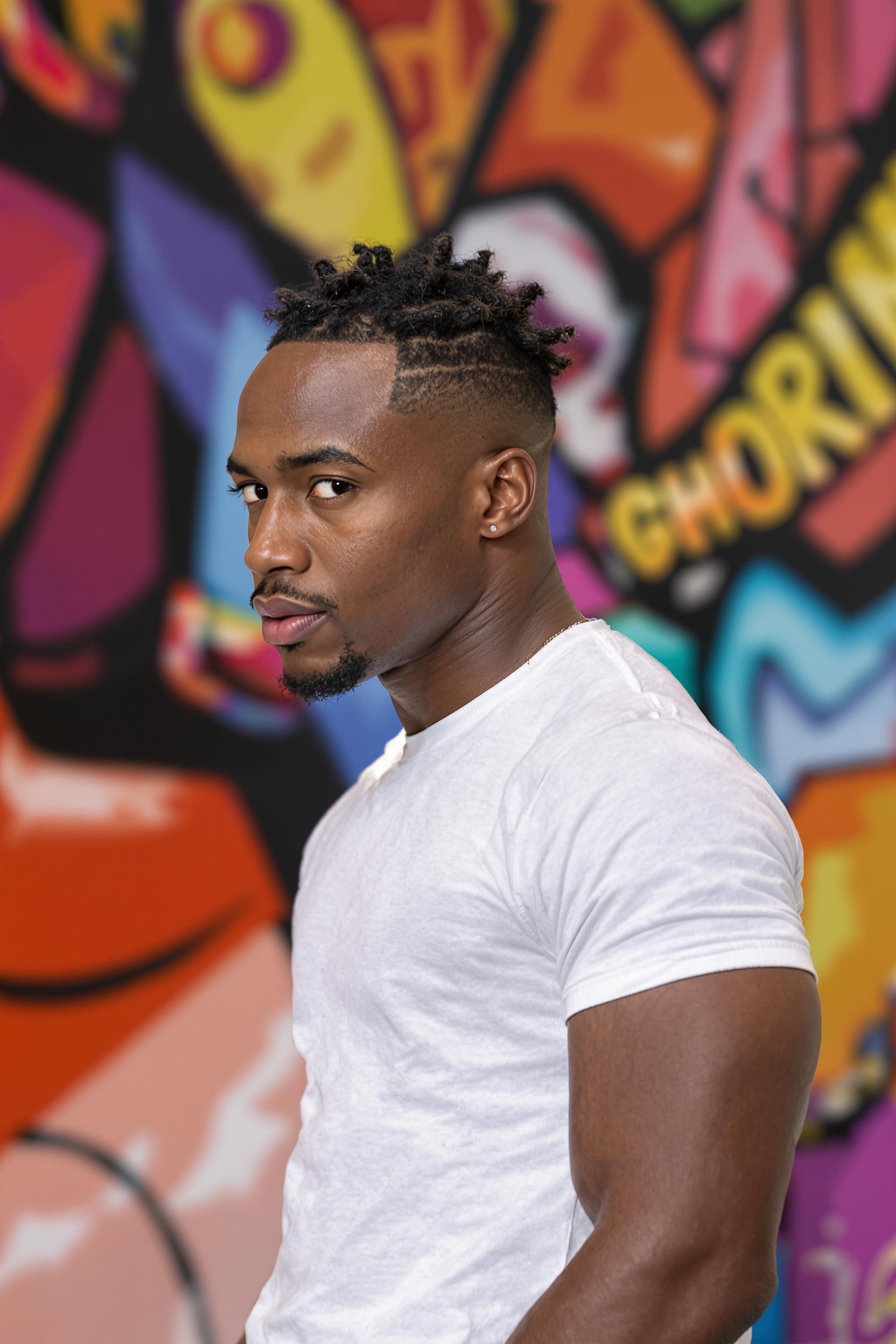 Edgy Twist Fade Style