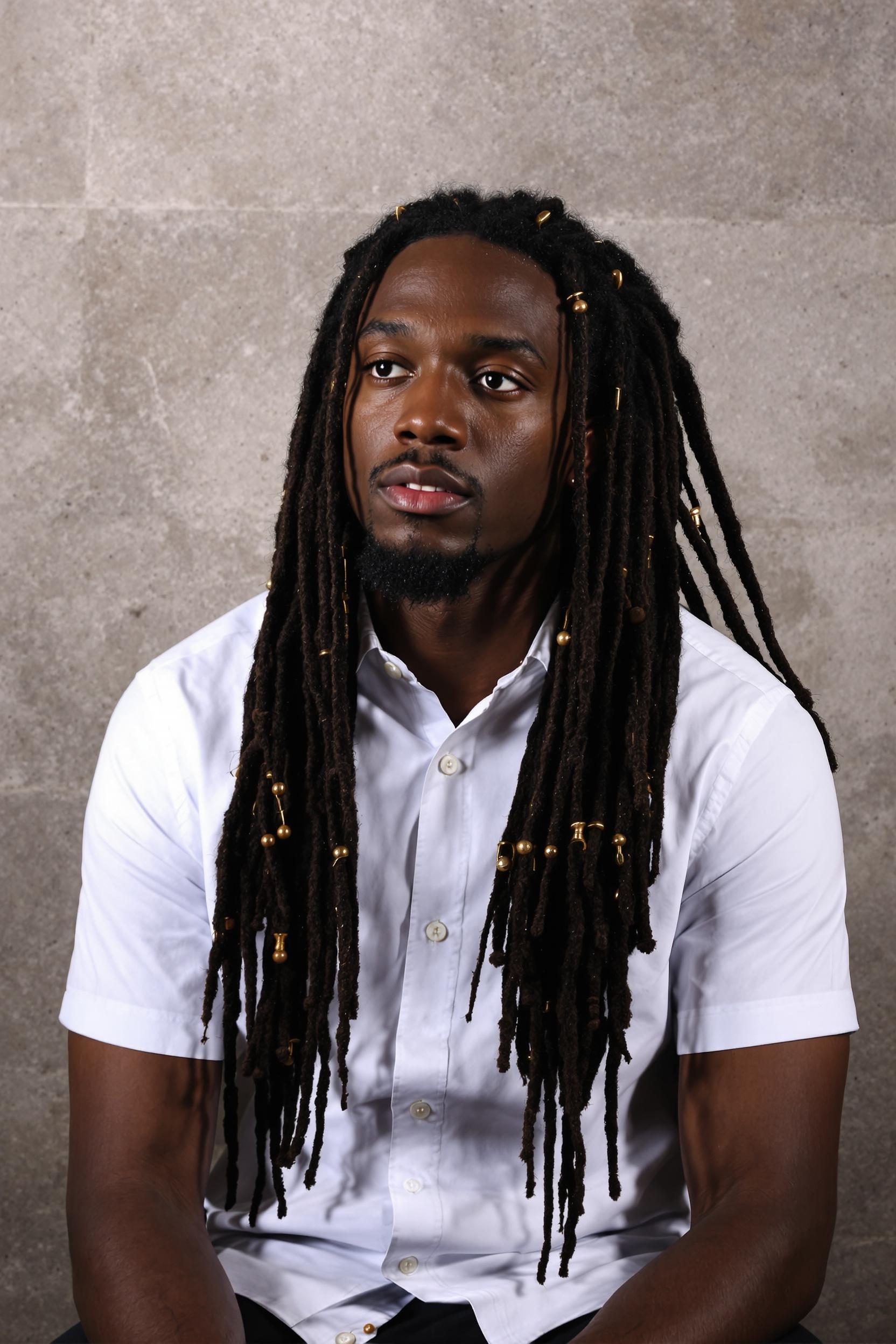 Golden Dreadlock Style