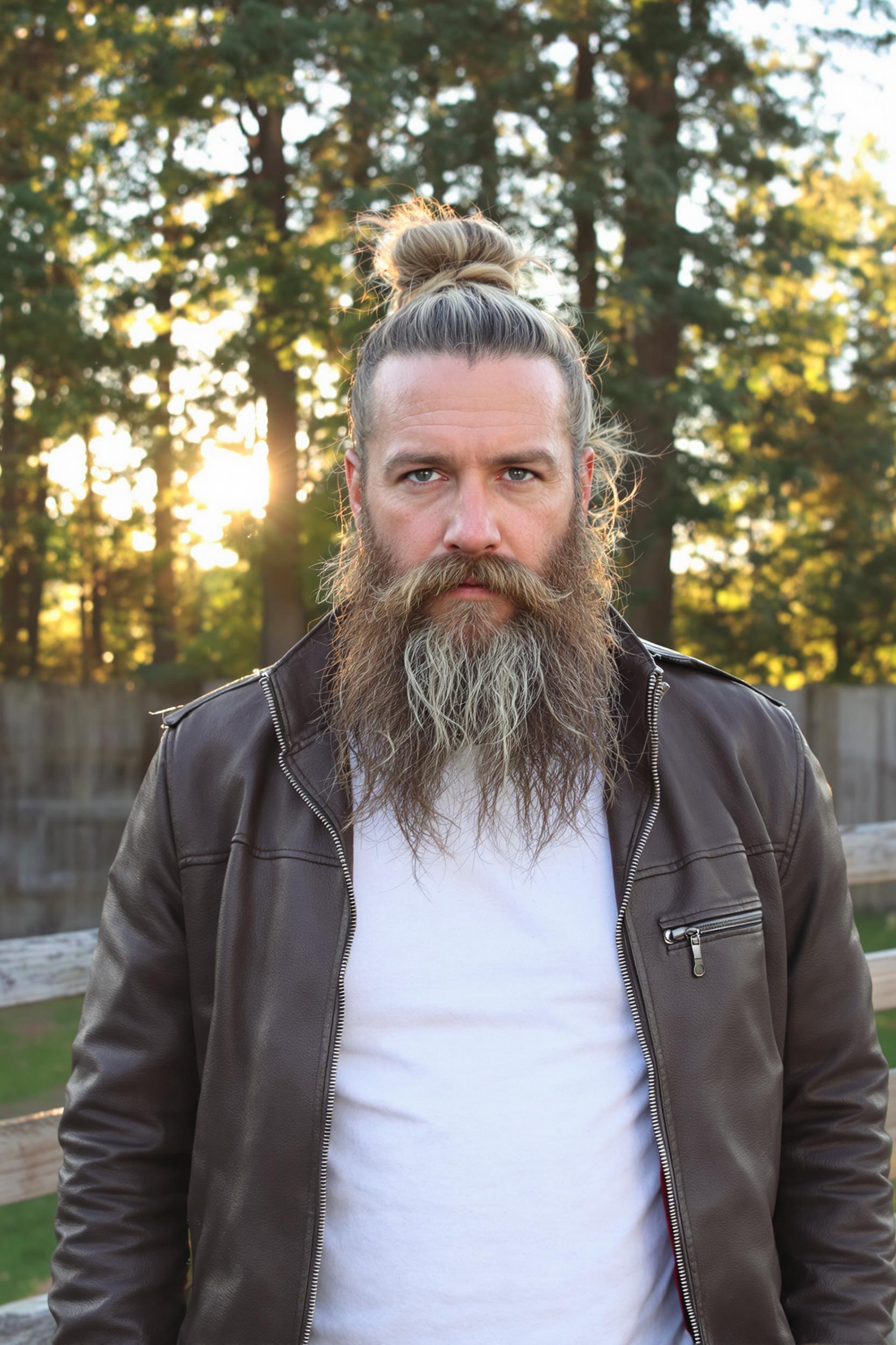 High Man Bun Style